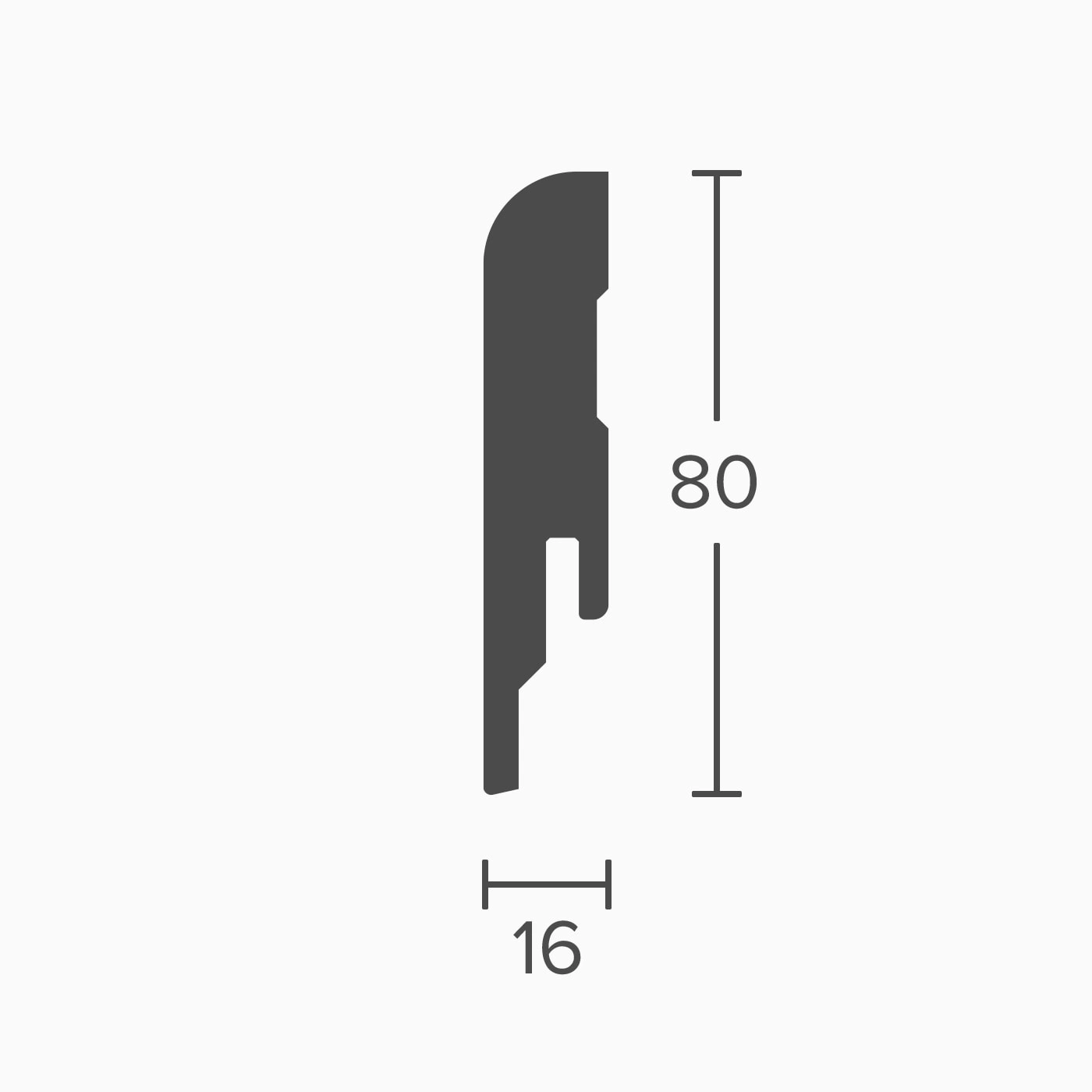 Meister Sockelleiste 80/16mm 5 PK Eiche 06064 Meister Sockelleiste 80/16mm 5 PK Eiche 06064