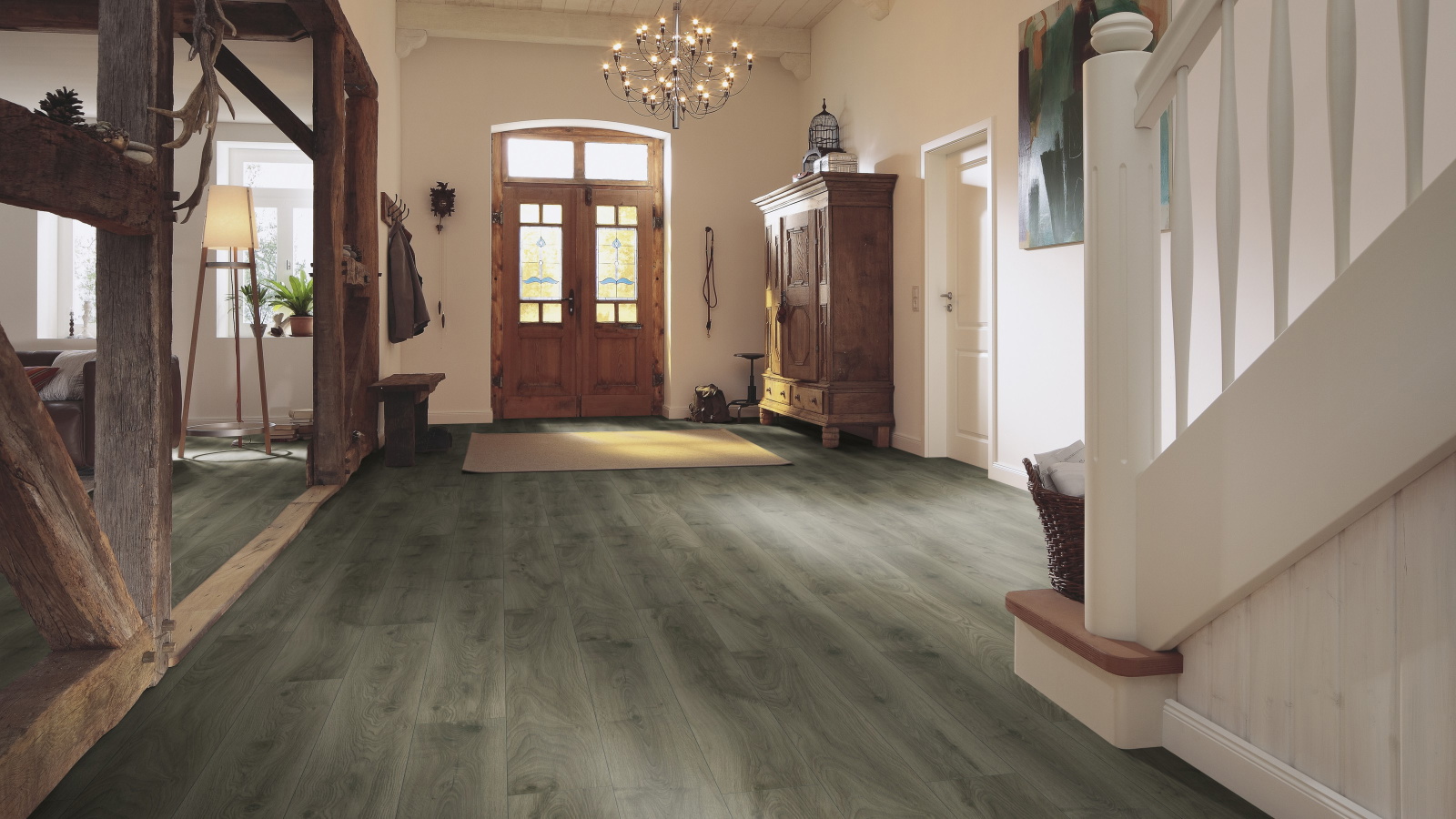 Milieubild Eingangsbereich mit Flur im Landhaus-Stil - Meister 600017-1288198-07005