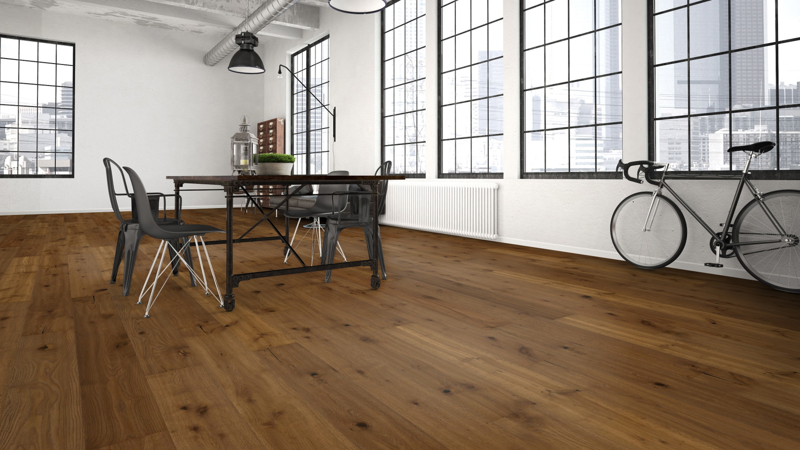 Milieubild Wohnzimmer im industriellen Stil - Bennett & Jones 1148011016