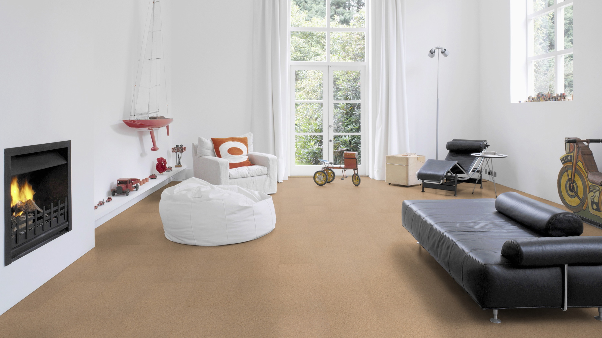 Milieubild Altbau-Wohnzimmer mit Kamin - Wicanders Wise 80002133