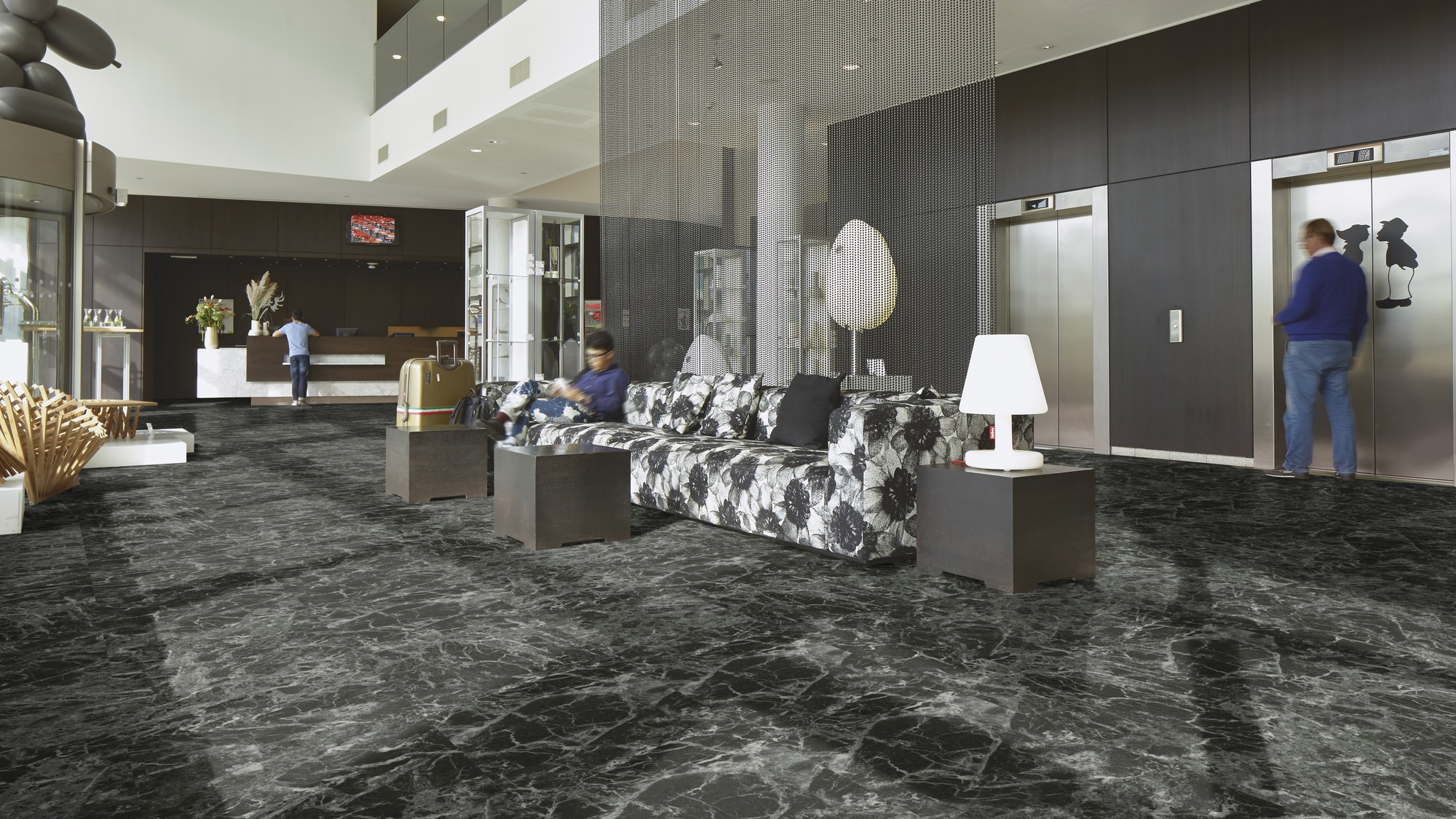 Milieubild Hotellobby mit Rezeption - Forbo Flooring 243646