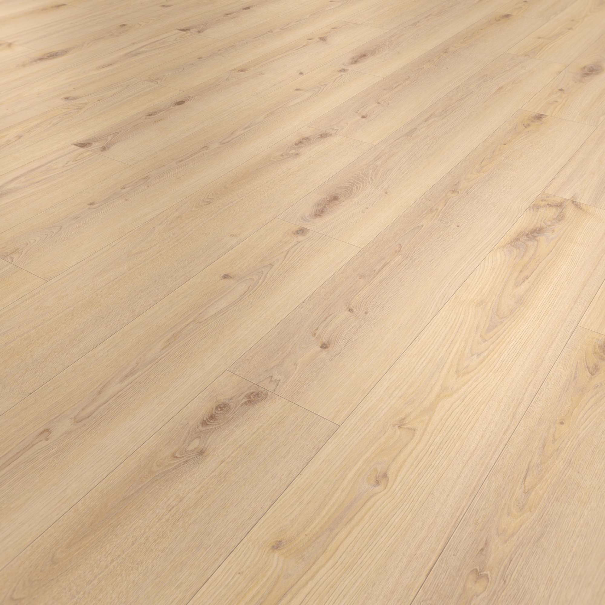 Perspektivische Ansicht - Tarkett Rigid Klick-Vinyl Essence Rigid 55 Primary Oak Beige Perspektivische Ansicht - Tarkett 260030003