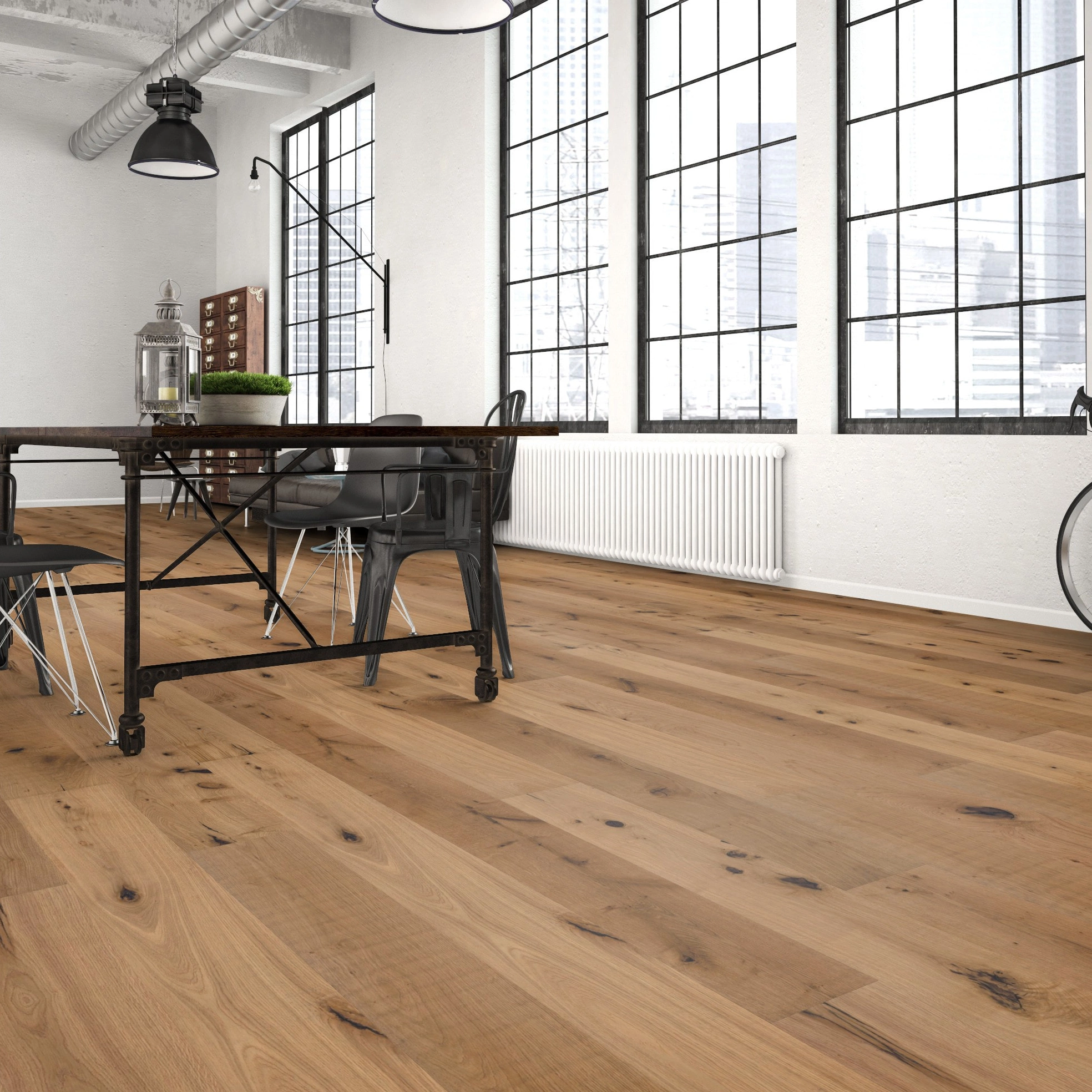 Milieubild Wohnzimmer im industriellen Stil - Bennett & Jones Parkett Britain's Finest Oak No. 24 Glasgow Milieubild Wohnzimmer im industriellen Stil - Bennett & Jones 1148010112