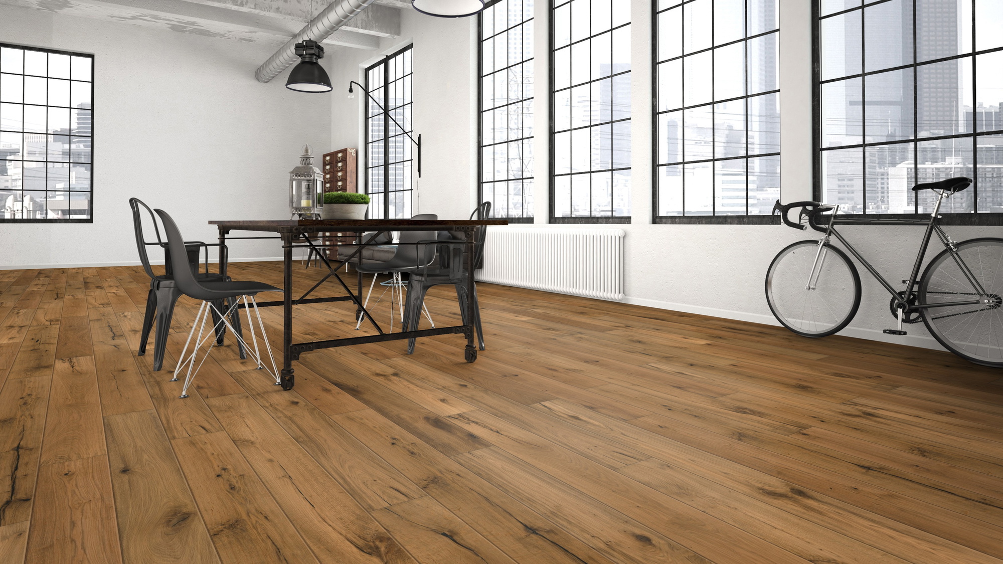 Milieubild Wohnzimmer im industriellen Stil - Bennett & Jones Parkett Britain's Finest Oak No.13 Mortimer Milieubild Wohnzimmer im industriellen Stil - Bennett & Jones 1148011912