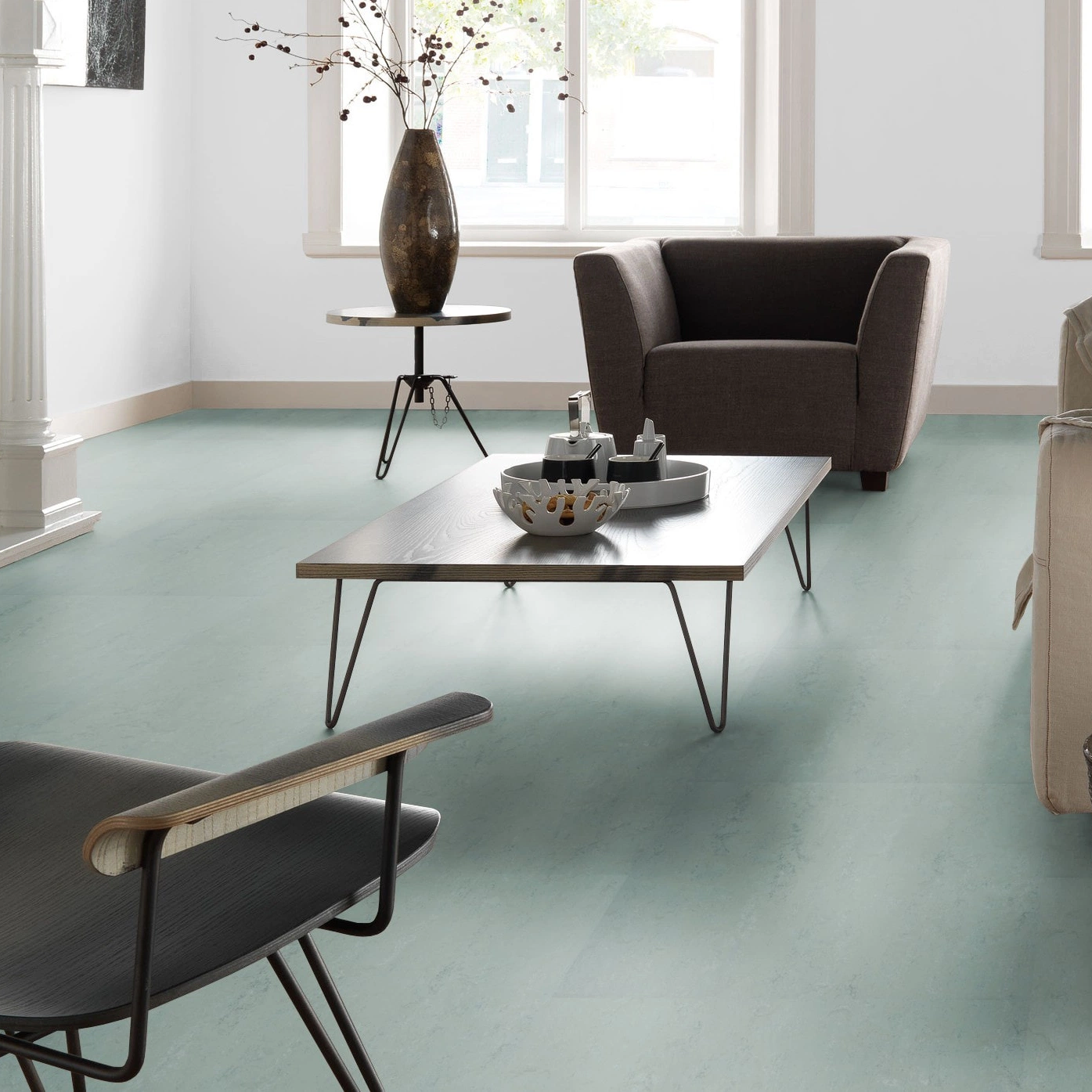 Forbo Flooring Linoleum Marmoleum Modular Accent Blue Ice t3753 Forbo Flooring Linoleum Marmoleum Modular Accent Blue Ice t3753