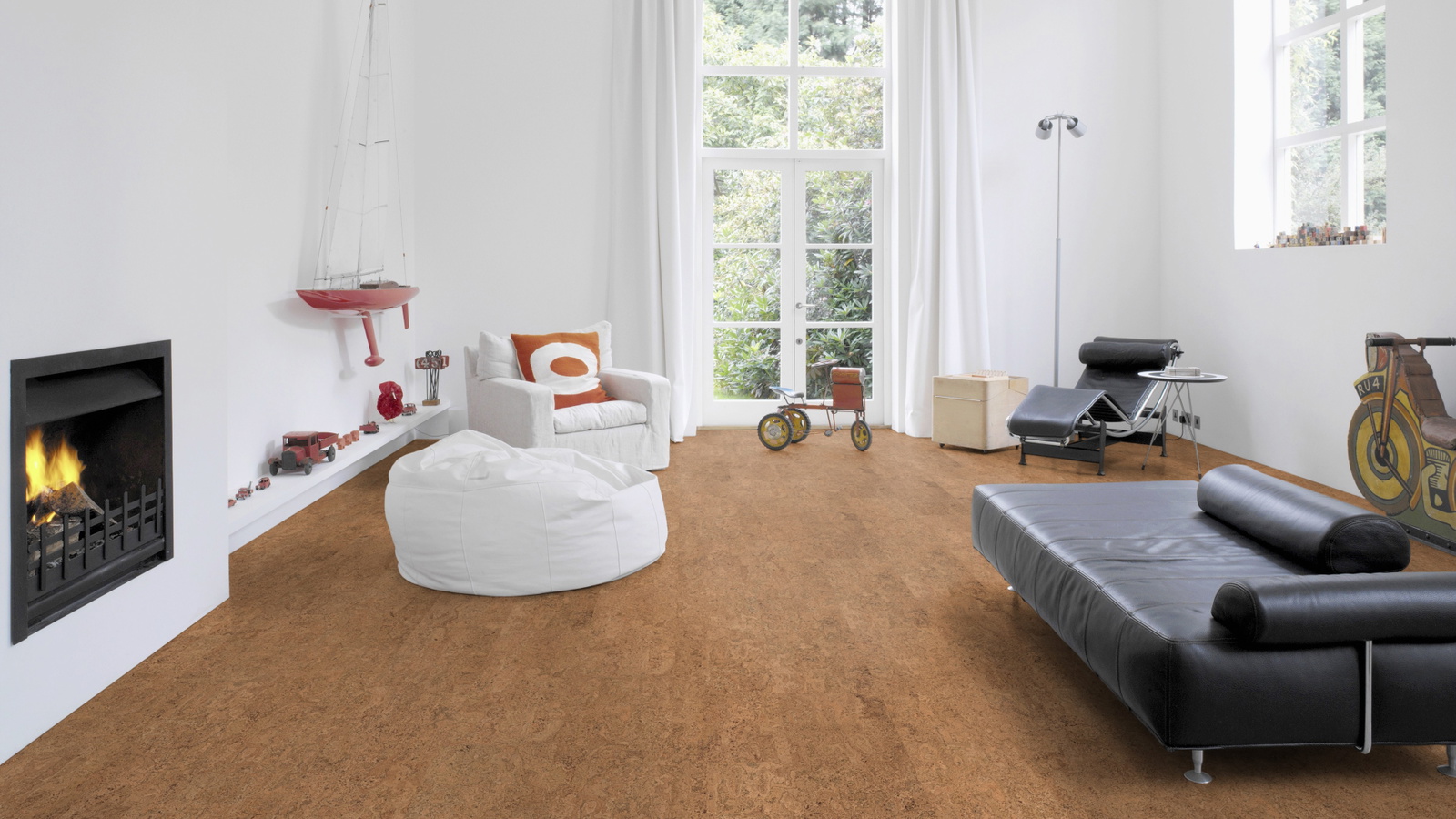 Milieubild Altbau-Wohnzimmer mit Kamin - Wicanders Wise 80002241