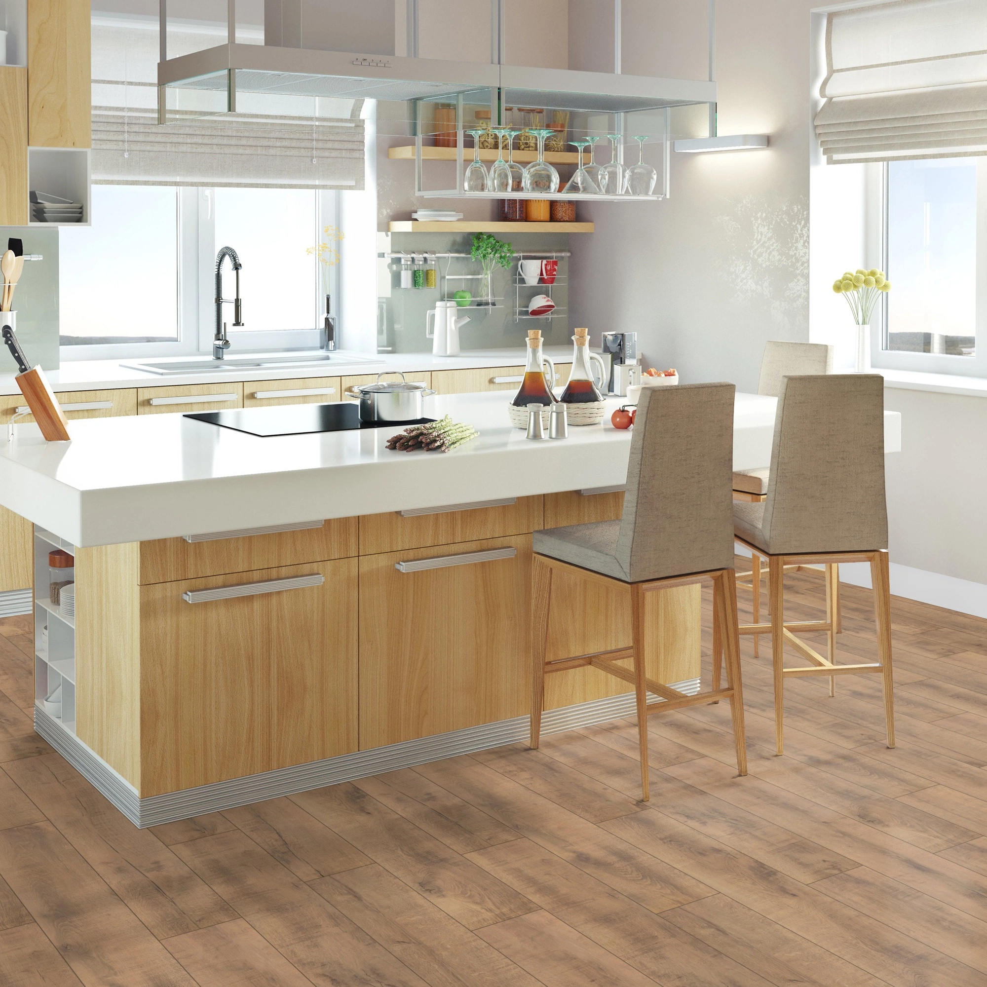 Friends by ter Hürne Laminat Eiche Alvaro 243 Linear-Gebürstete Struktur Friends by ter Hürne Laminat Eiche Alvaro 243 Linear-Gebürstete Struktur