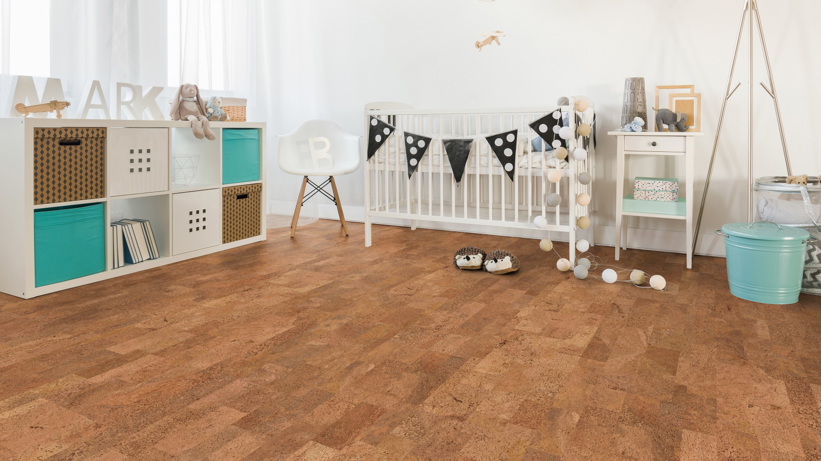 Milieubild Kinderzimmer mit weißer Krippe - Wicanders 80001633