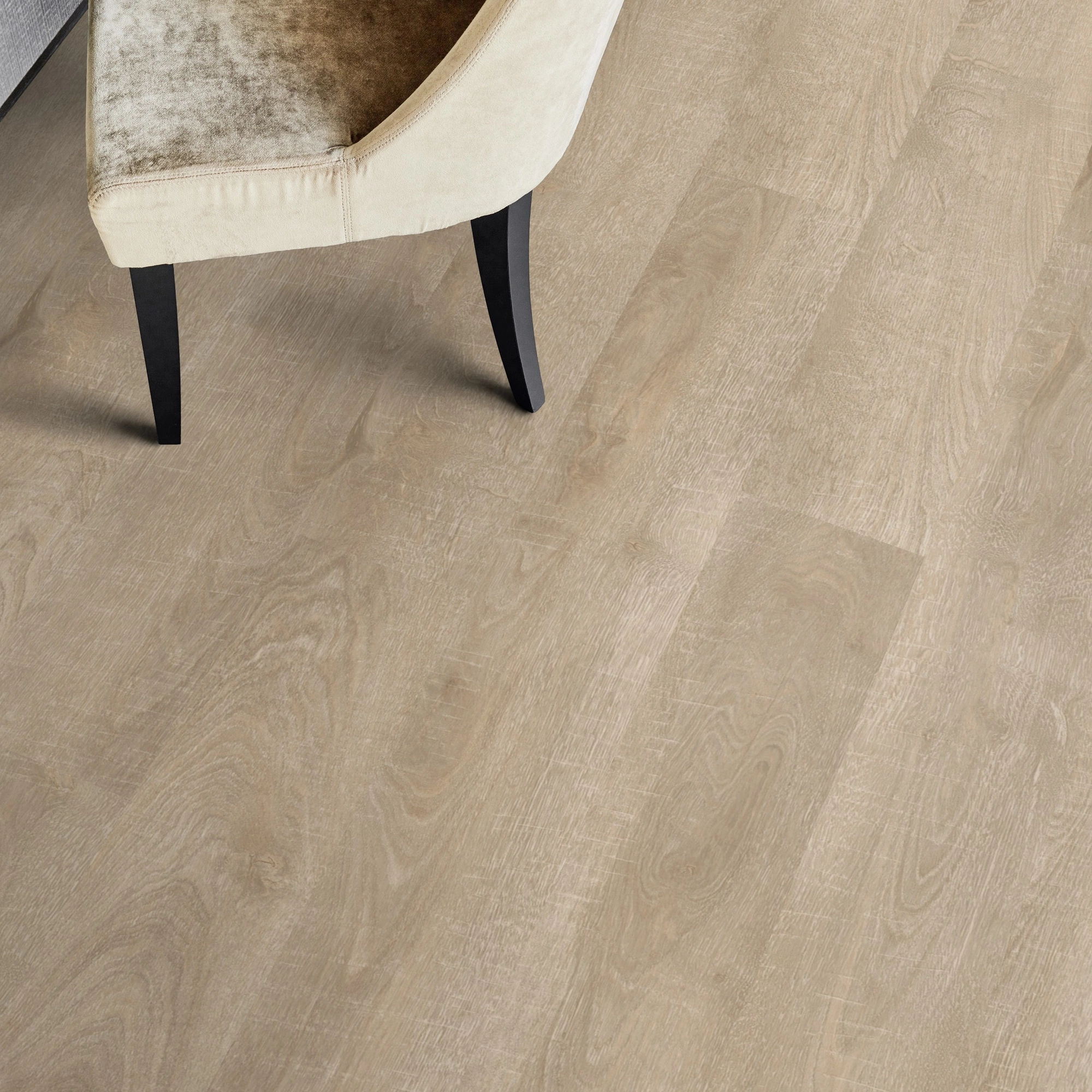 Milieubild Esszimmer - Draufsicht - Tarkett Klebe-Vinyl iD Inspiration 30 CLASSICS Antik Oak Beige Milieubild Esszimmer - Draufsicht - Tarkett 24524007