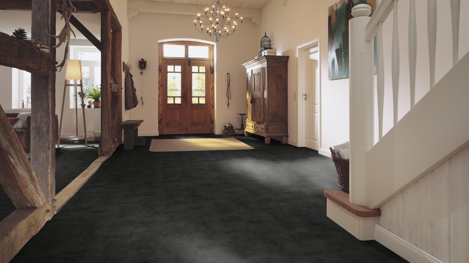 Milieubild Eingangsbereich mit Flur im Landhaus-Stil - MEISTER 600003-0857398-07136