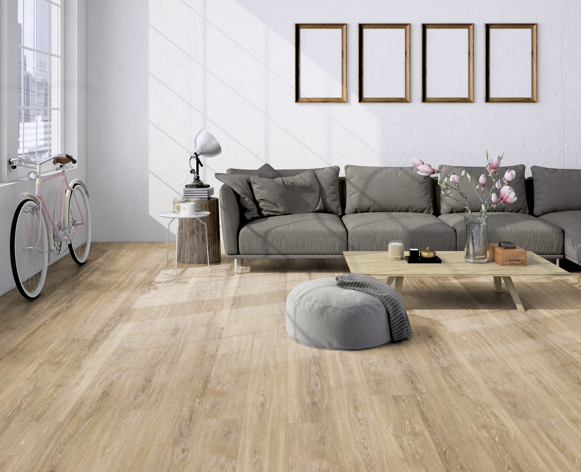 Milieubild Helles Wohnzimmer im Standwohnung - Friends by ter Hürne Rigid Klick-Vinyl Eiche Vincent Milieubild Helles Wohnzimmer im Standwohnung - Friends by ter Hürne 1188240002