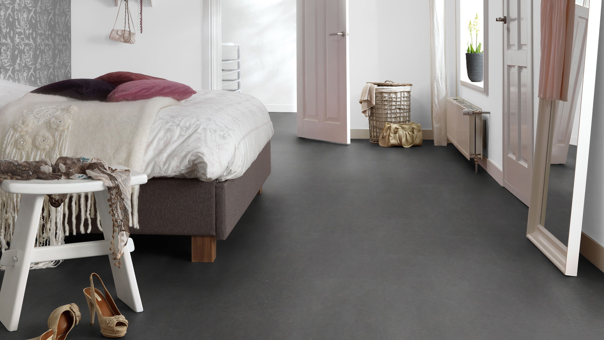 Forbo Flooring Linoleum Marmoleum Click Volcanic Ash 633872