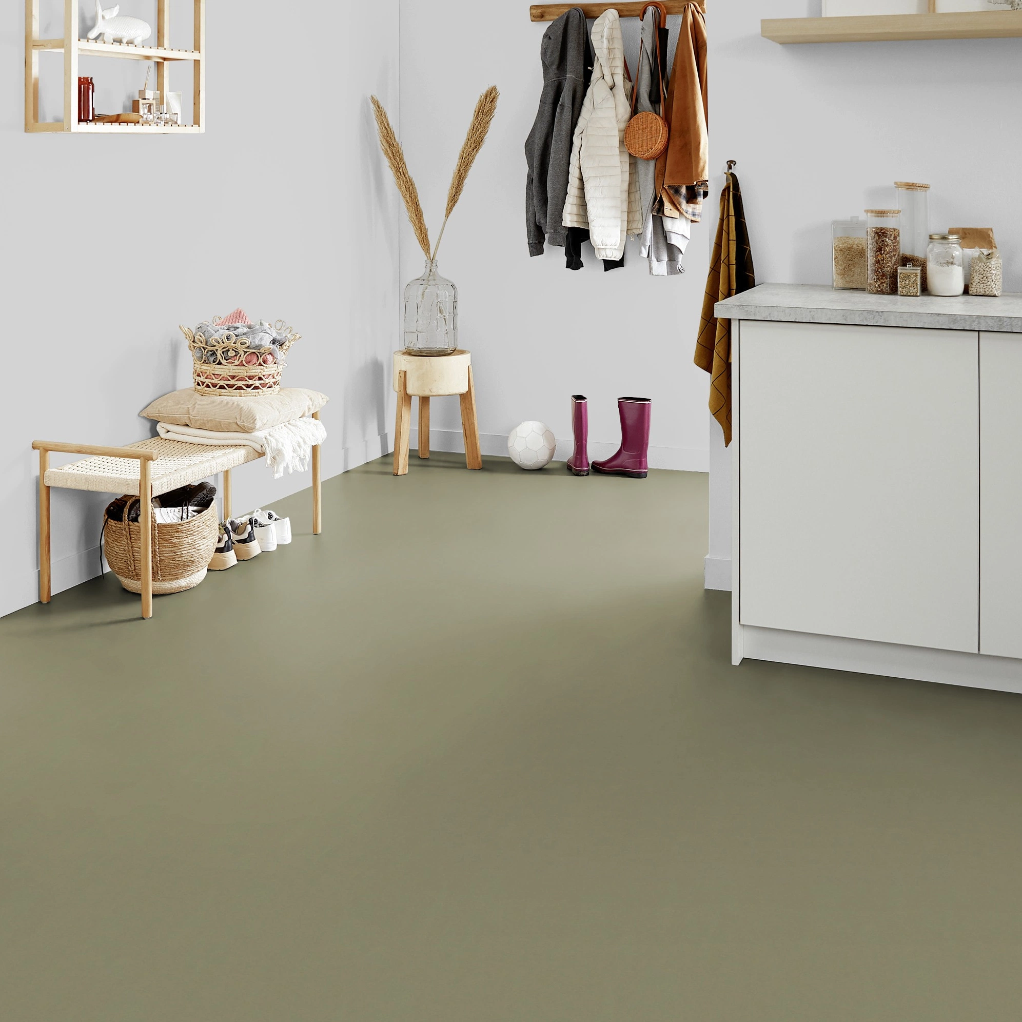 Forbo Flooring Linoleum Marmoleum Click Rosemary Green 333355 Forbo Flooring Linoleum Marmoleum Click Rosemary Green 333355