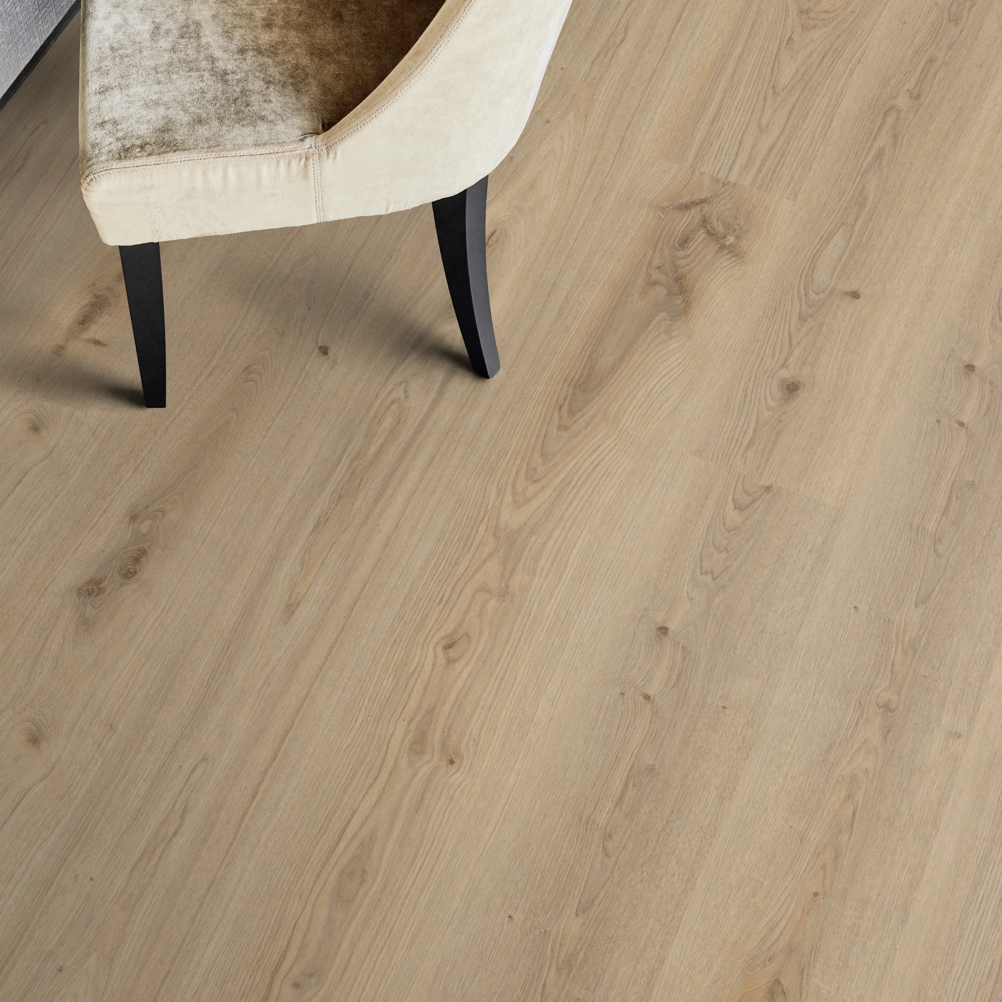 Milieubild Esszimmer - Draufsicht - Tarkett Rigid Klick-Vinyl Essence Rigid 30 Primary Oak Natural Milieubild Esszimmer - Draufsicht - Tarkett 260032004