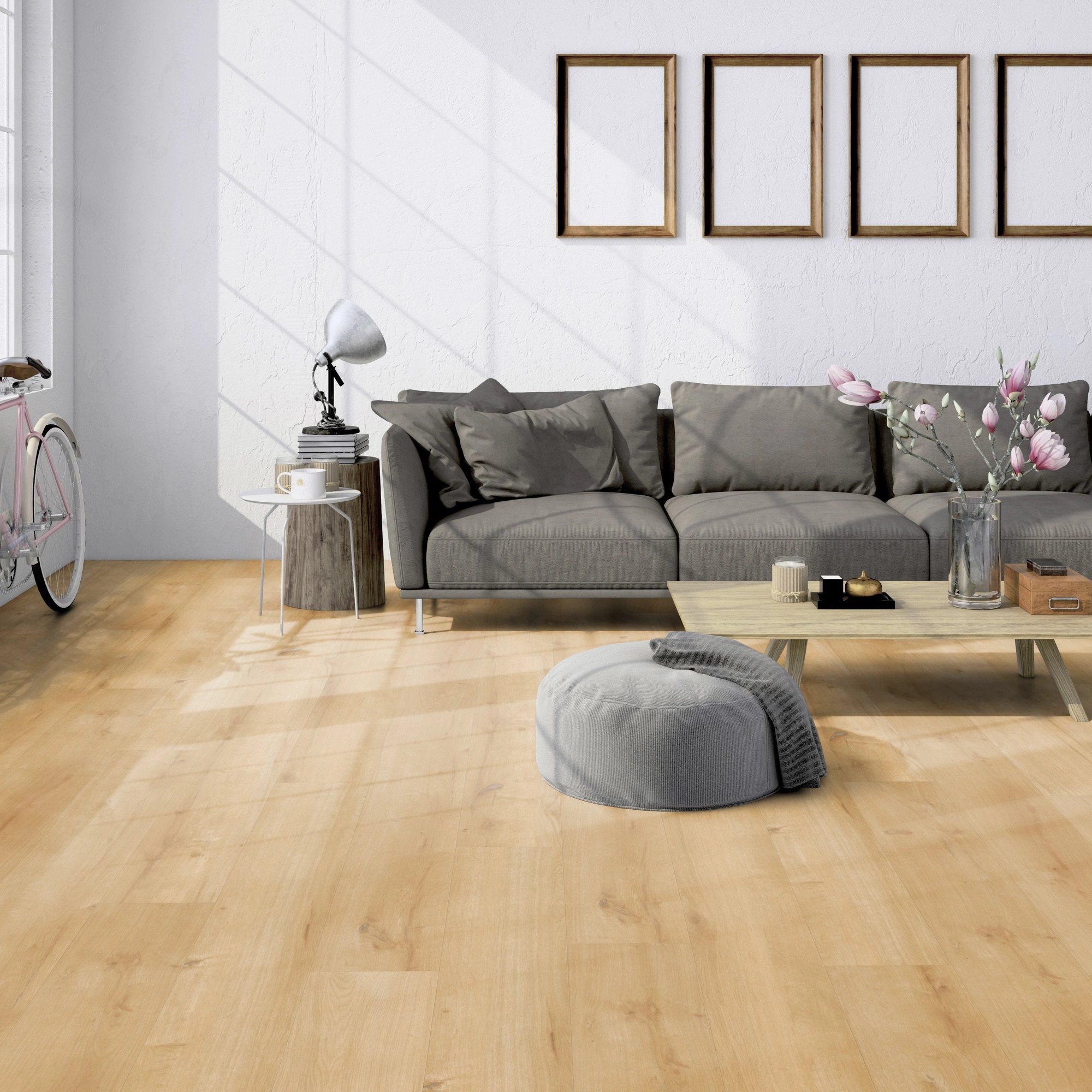 Milieubild Helles Wohnzimmer im Standwohnung - Friends by ter Hürne HDF Klick-Vinyl Eiche Paul Milieubild Helles Wohnzimmer im Standwohnung - Friends by ter Hürne 1188200100