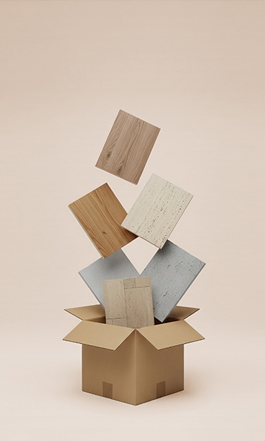 Teaser - Musterbestellung - Box mit Musterplatten Teaser - Musterbestellung - Box mit Musterplatten