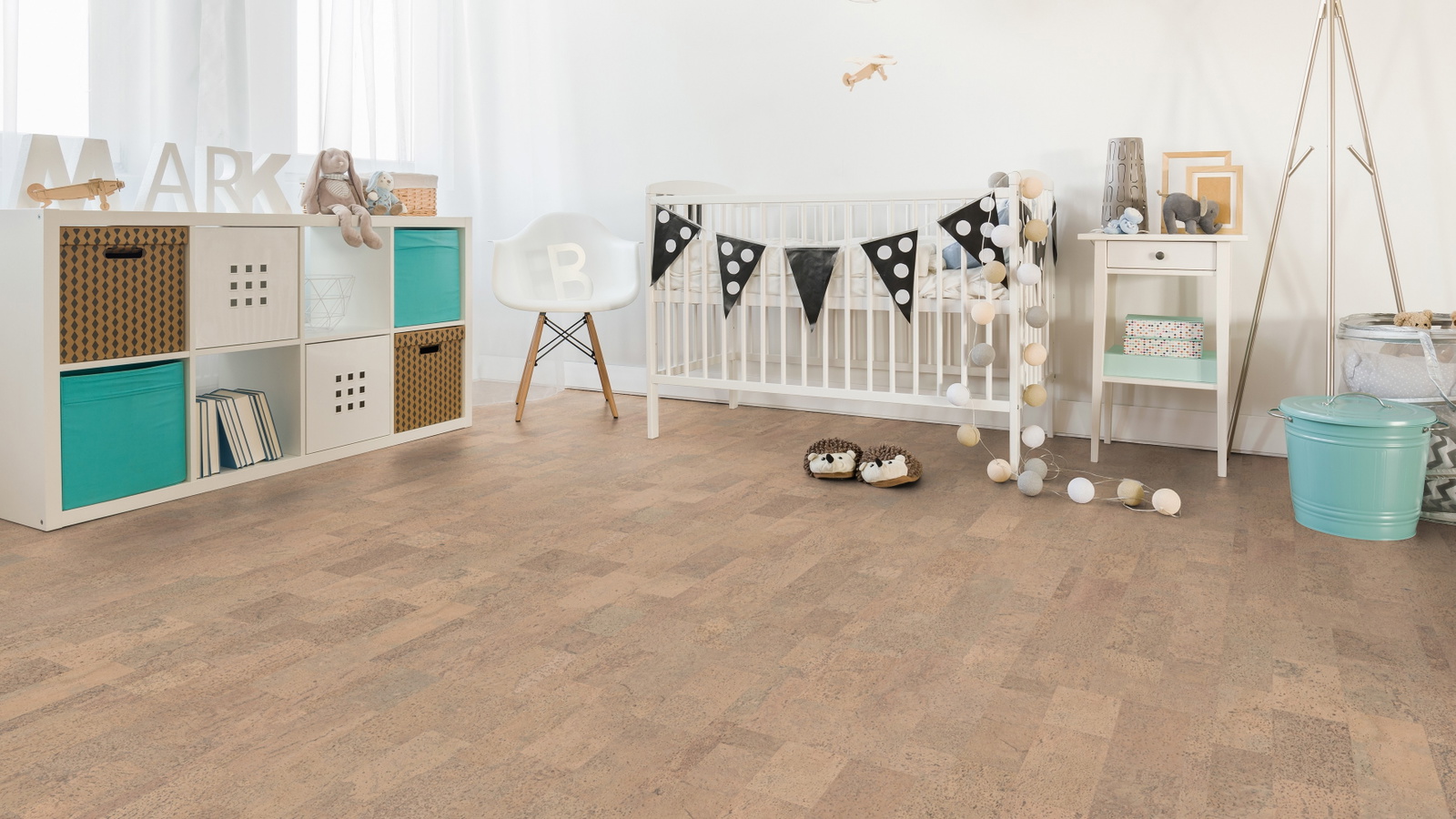 Milieubild Kinderzimmer mit weißer Krippe - Wicanders Wise 80001653