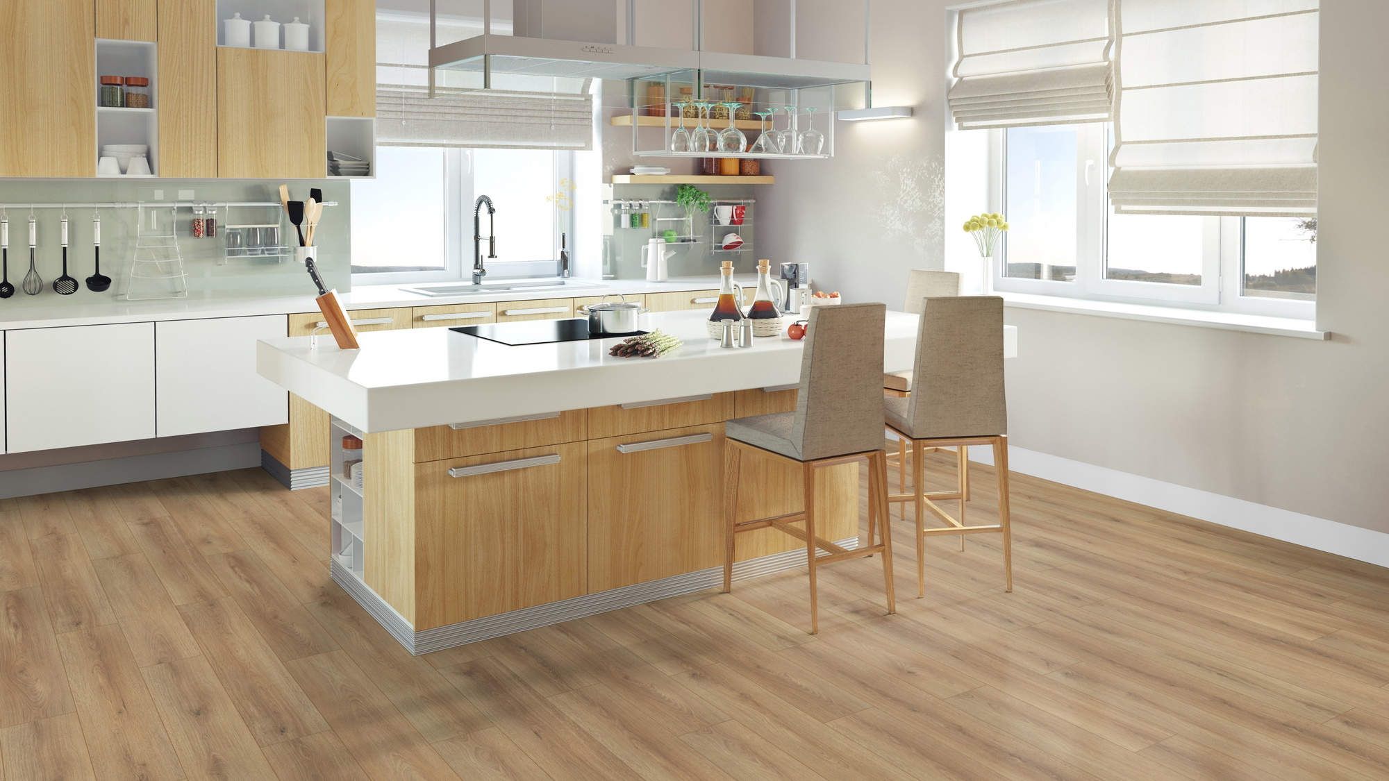 Friends by ter Hürne Laminat Eiche Aurelia 262 Linear-Geporte Struktur Friends by ter Hürne Laminat Eiche Aurelia 262 Linear-Geporte Struktur