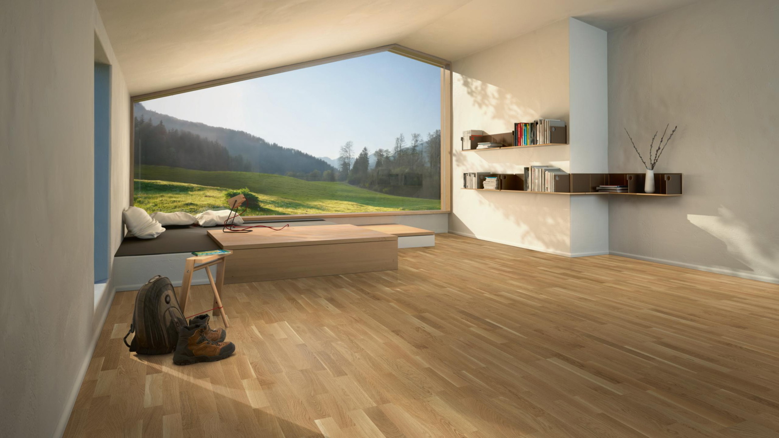 Milieubild Moderne Hütte mit Blick in die Natur - Parador 1247126