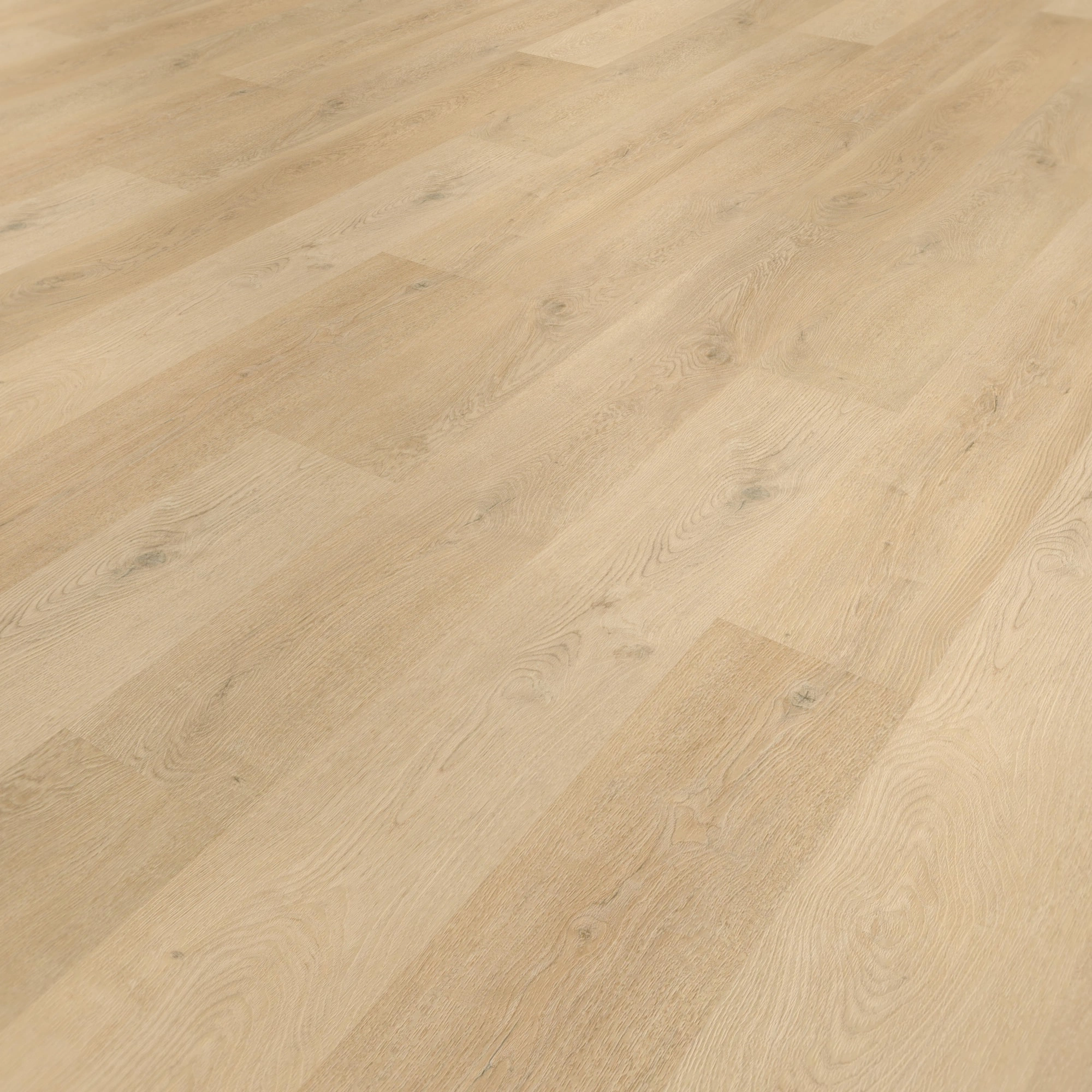 Perspektivische Ansicht - wineo HDF Klick-Vinyl wineo 400 wood L Plain Oak Beige Perspektivische Ansicht - wineo MLD281WL