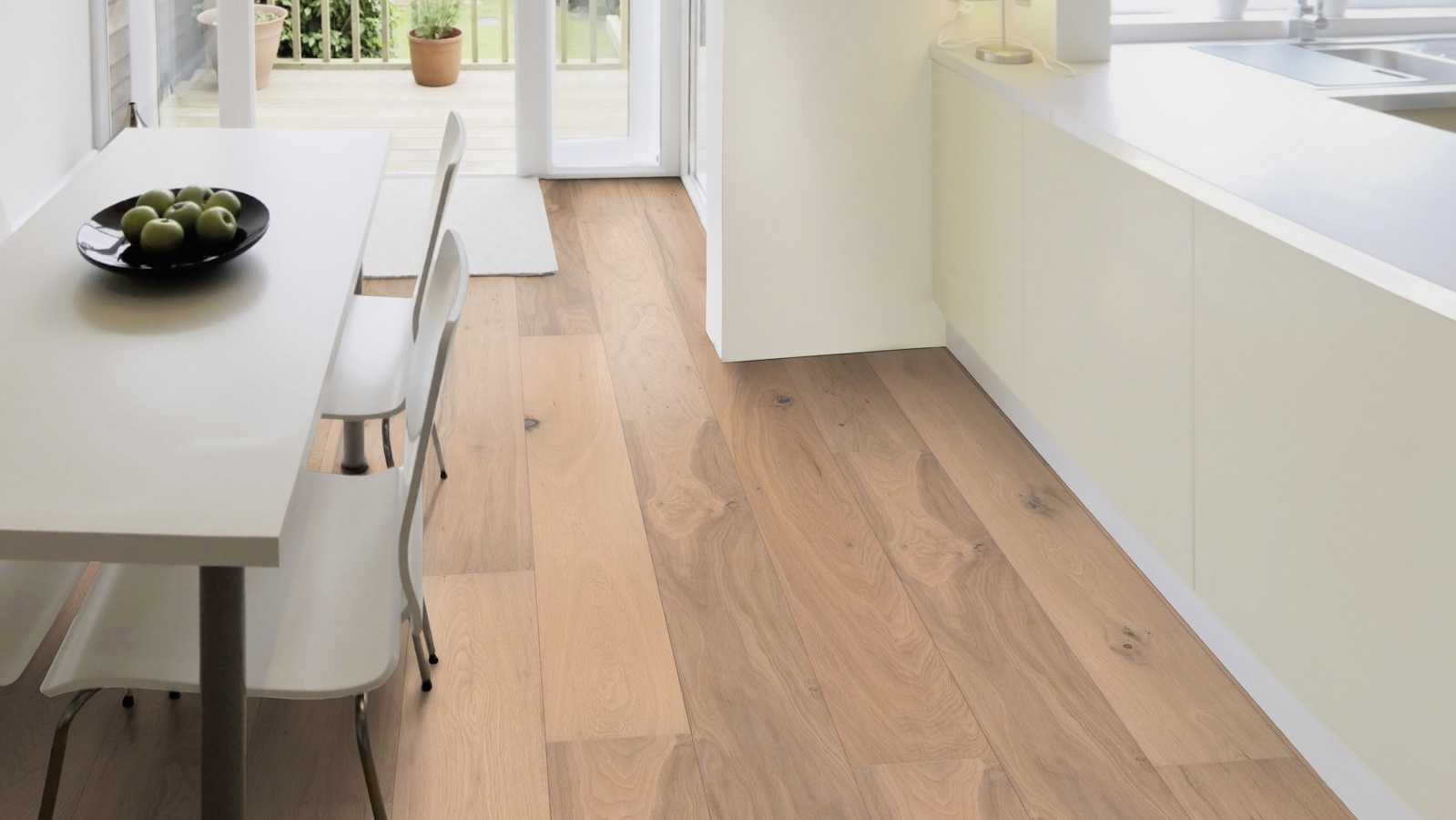 Wicanders Parkett Kentucky Houston RW04244 Rustikal Holzstruktur Natur-Geölt Weiß