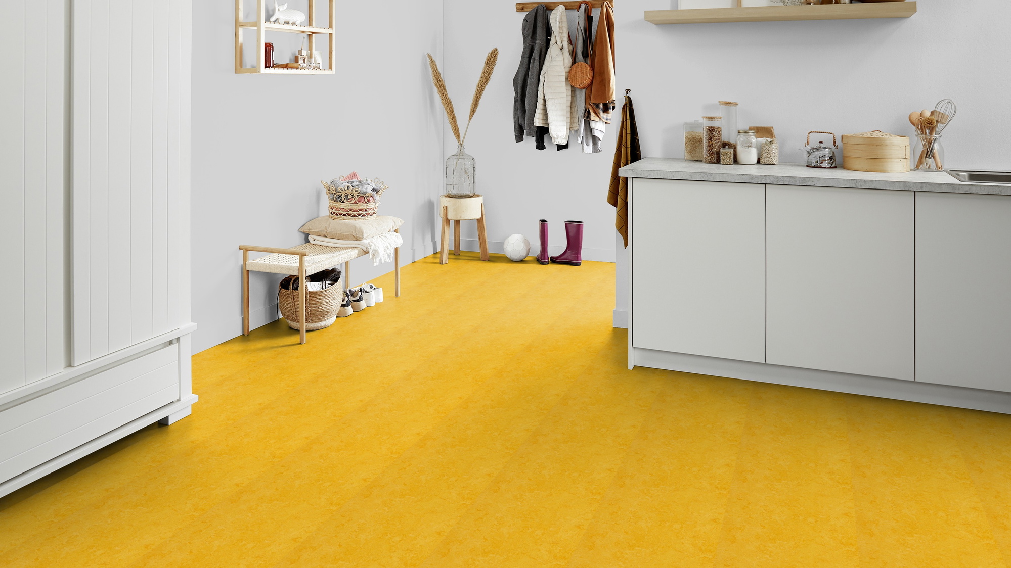 Forbo Flooring Linoleum Marmoleum Click Lemon Zest 333251 Forbo Flooring Linoleum Marmoleum Click Lemon Zest 333251
