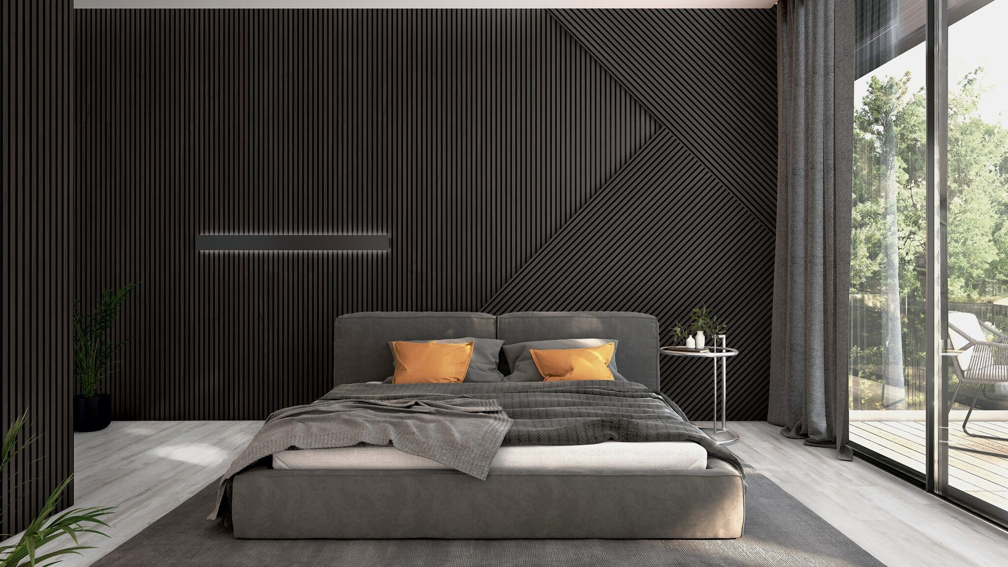 ter Hürne Akustikpaneel SilentDesign 1-Side Collection Eiche Donau Natur-Geölt 3.000mm