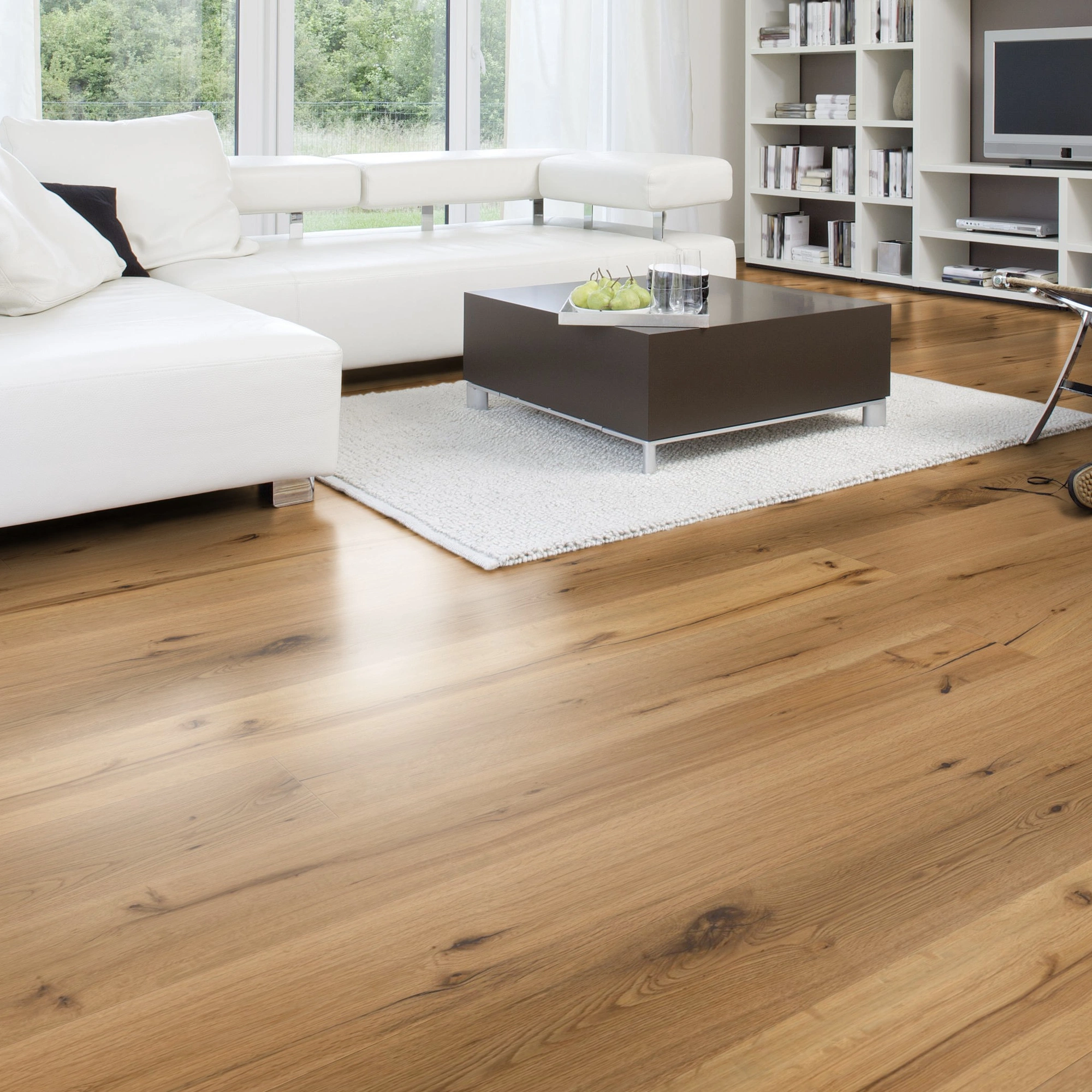 Milieubild Modernes Wohnzimmer mit Wohnlandschaft - Wicanders Wise Parkett Essential Hamburg Milieubild Modernes Wohnzimmer mit Wohnlandschaft - Wicanders Wise 82000873