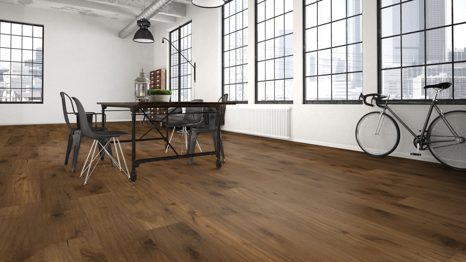 Milieubild Wohnzimmer im industriellen Stil - Bennett & Jones 1148012310