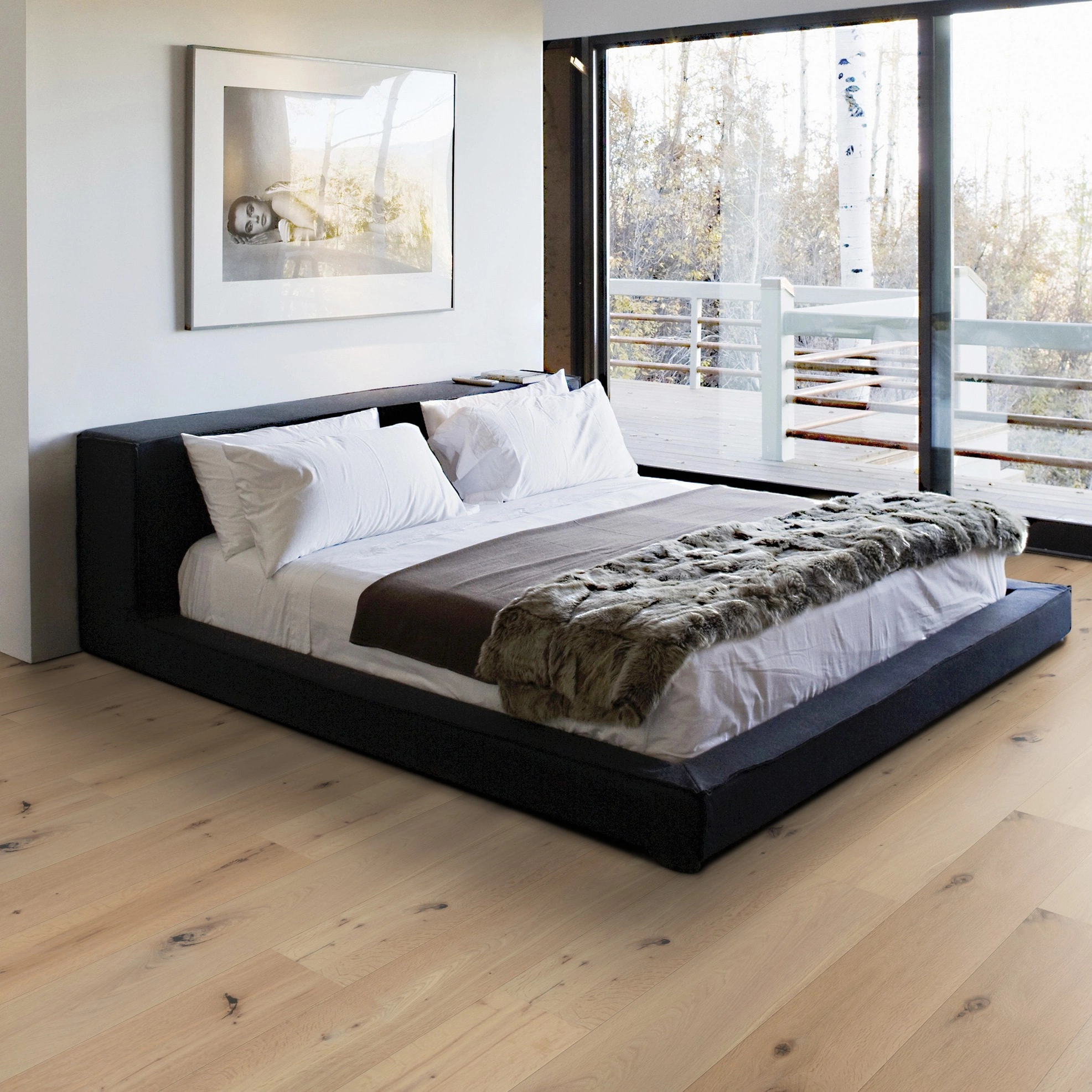 Milieubild Schlafzimmer mit Balkon - Wicanders Wise Parkett Manor House Keppel Milieubild Schlafzimmer mit Balkon - Wicanders Wise 82000280