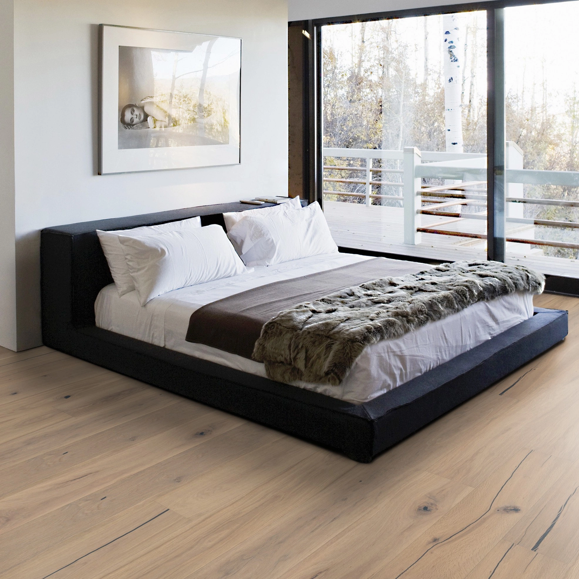 Milieubild Schlafzimmer mit Balkon - Wicanders Wise Parkett Essential Bremen Milieubild Schlafzimmer mit Balkon - Wicanders Wise 82000875