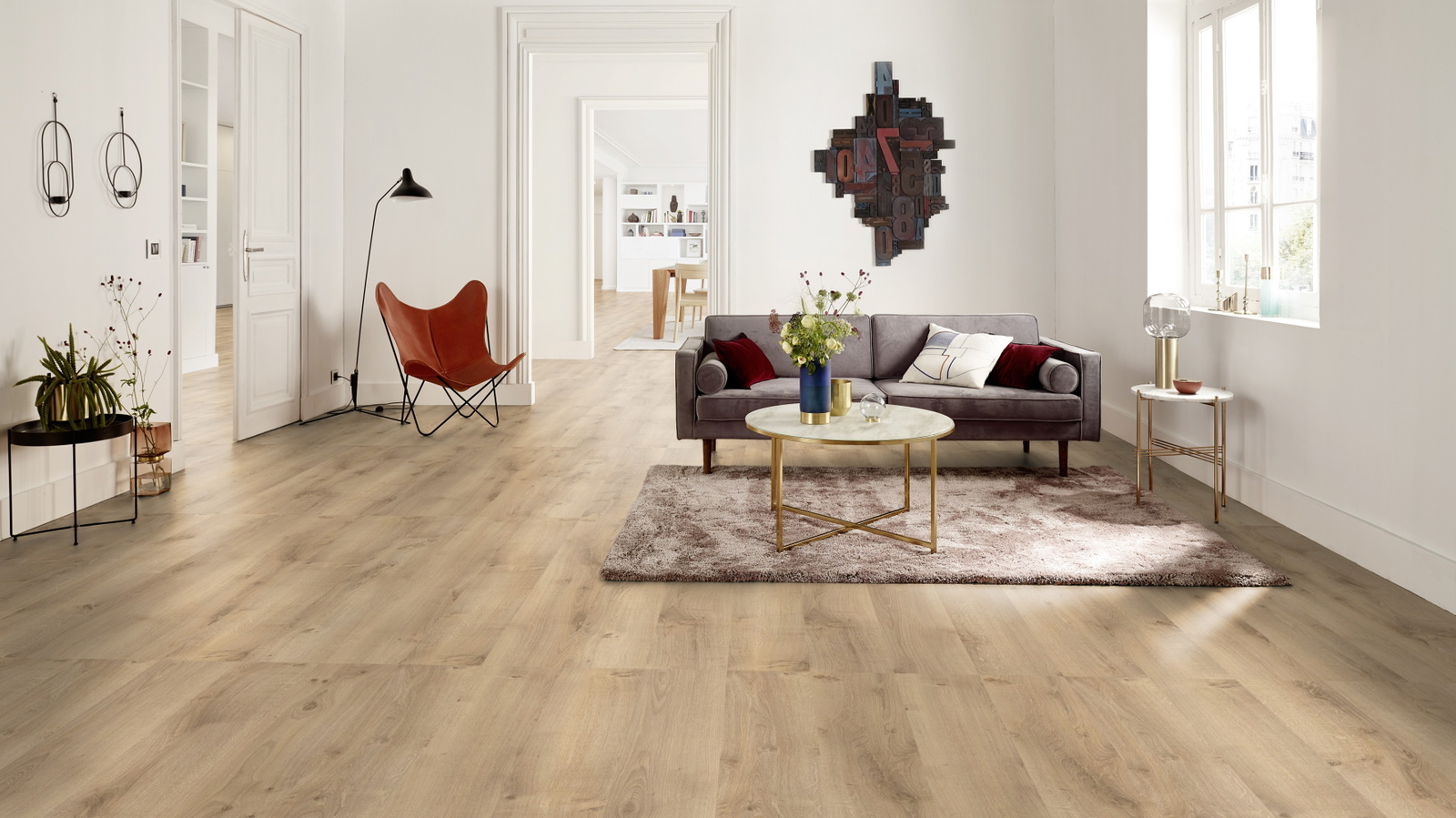 Milieubild Altbau-Wohnzimmer in Stadtwohnung - Tarkett 24513025