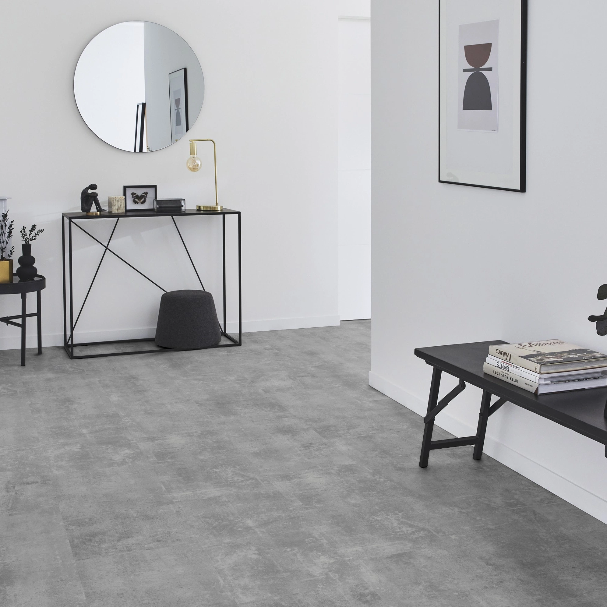 Tarkett Rigid Klick-Designboden iD Evolution Rigid Home Patina Concrete Middle Grey Tarkett Rigid Klick-Designboden iD Evolution Rigid Home Patina Concrete Middle Grey