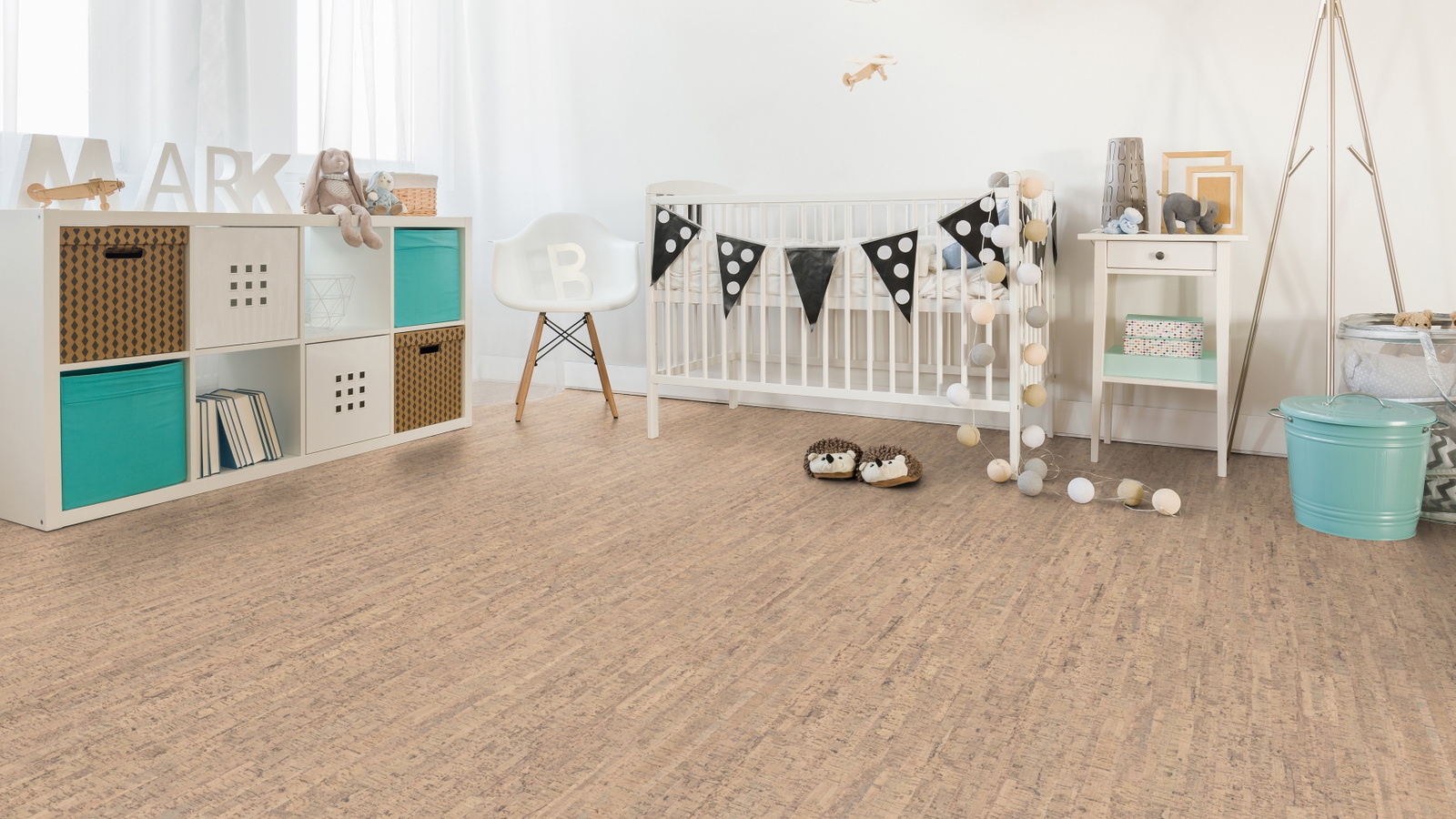 Milieubild Kinderzimmer mit weißer Krippe - Wicanders Wise 80001636