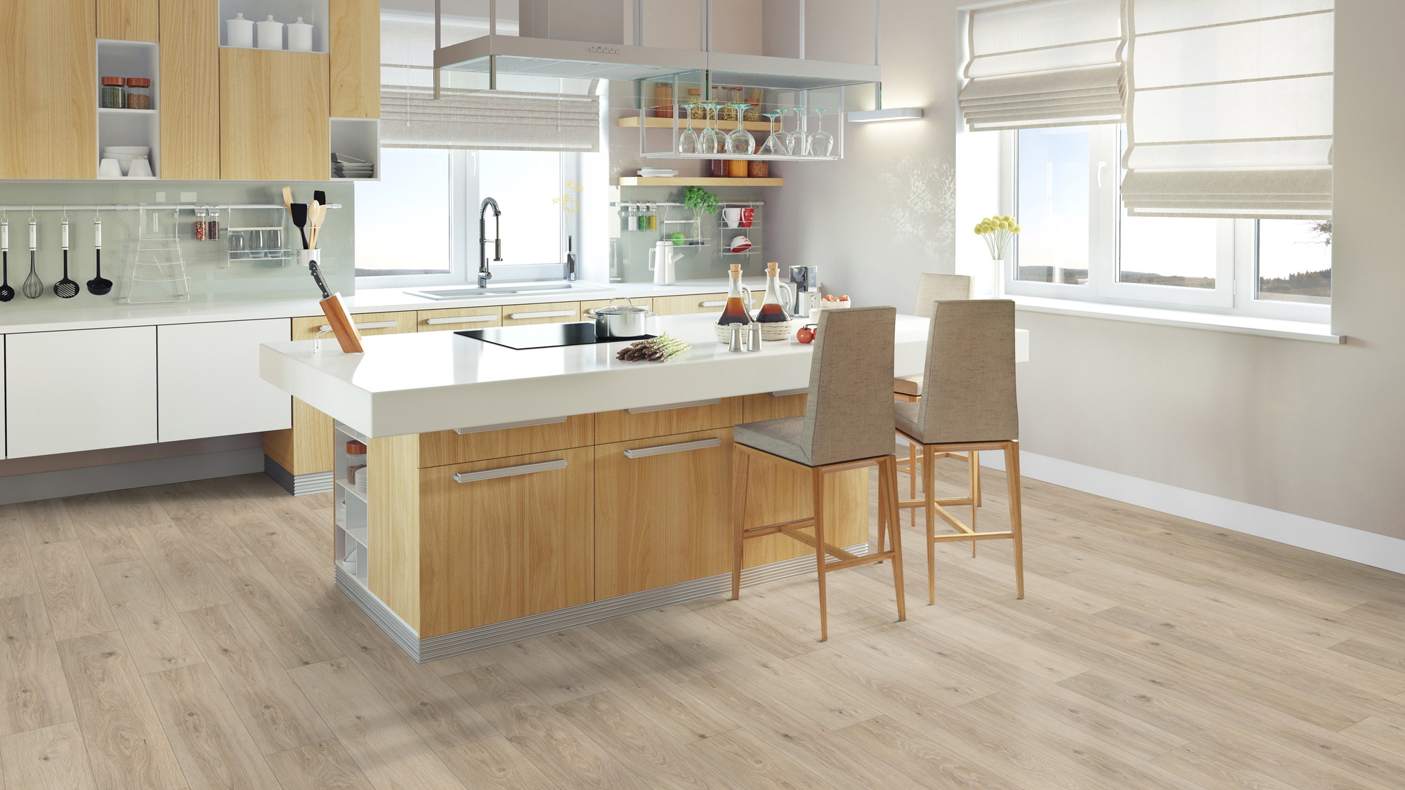 Friends by ter Hürne Laminat Eiche Lucia 228 Linear-Geporte Struktur Friends by ter Hürne Laminat Eiche Lucia 228 Linear-Geporte Struktur