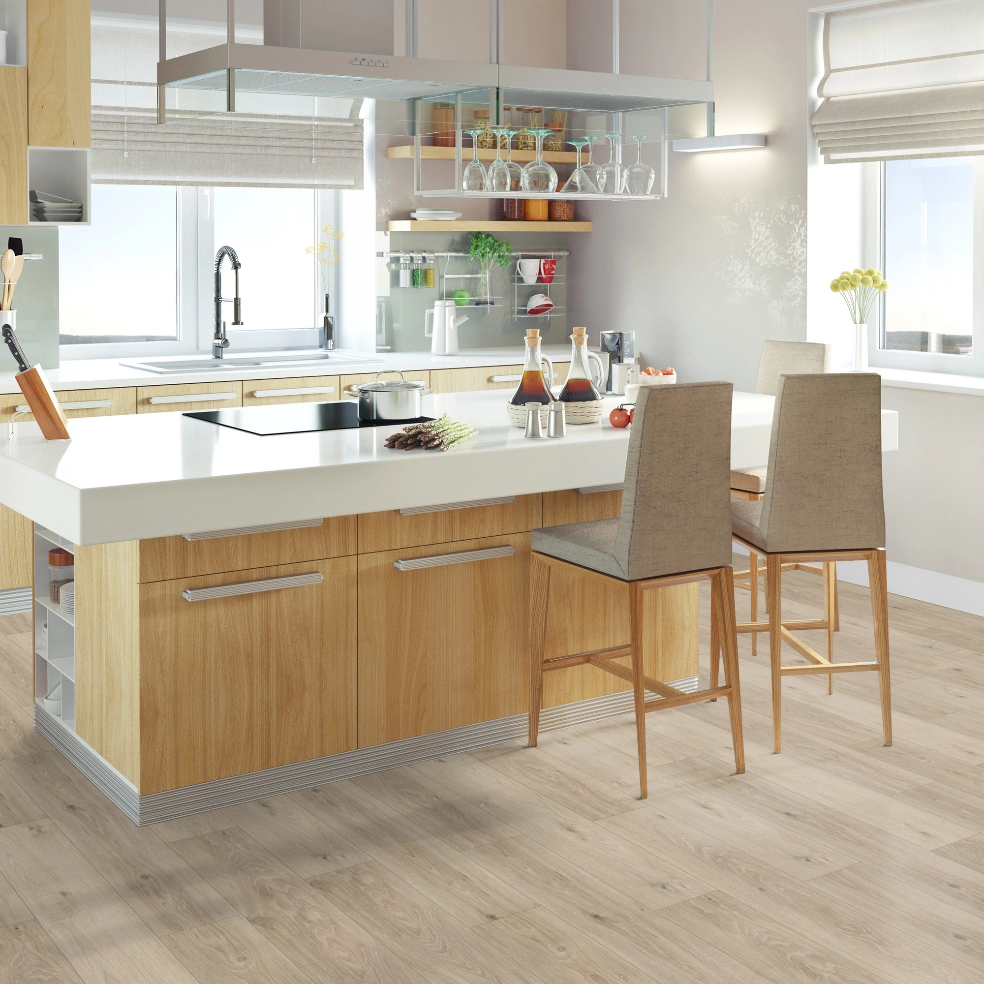 Friends by ter Hürne Laminat Eiche Lucia 228 Linear-Geporte Struktur Friends by ter Hürne Laminat Eiche Lucia 228 Linear-Geporte Struktur