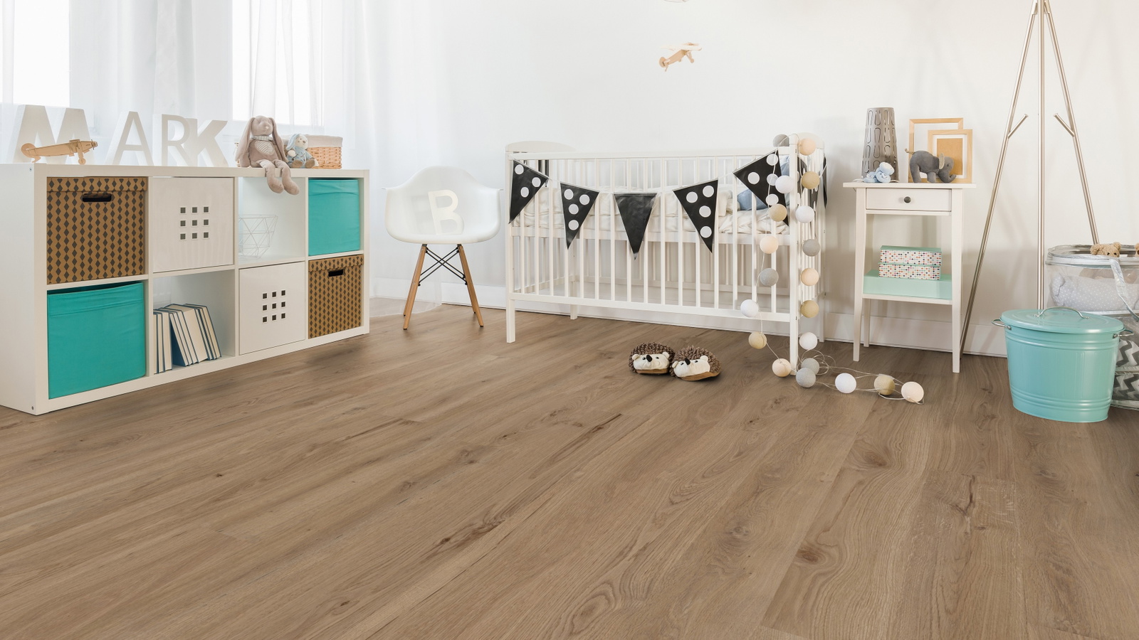 Milieubild Kinderzimmer mit weißer Krippe - Wicanders Wise 80003661