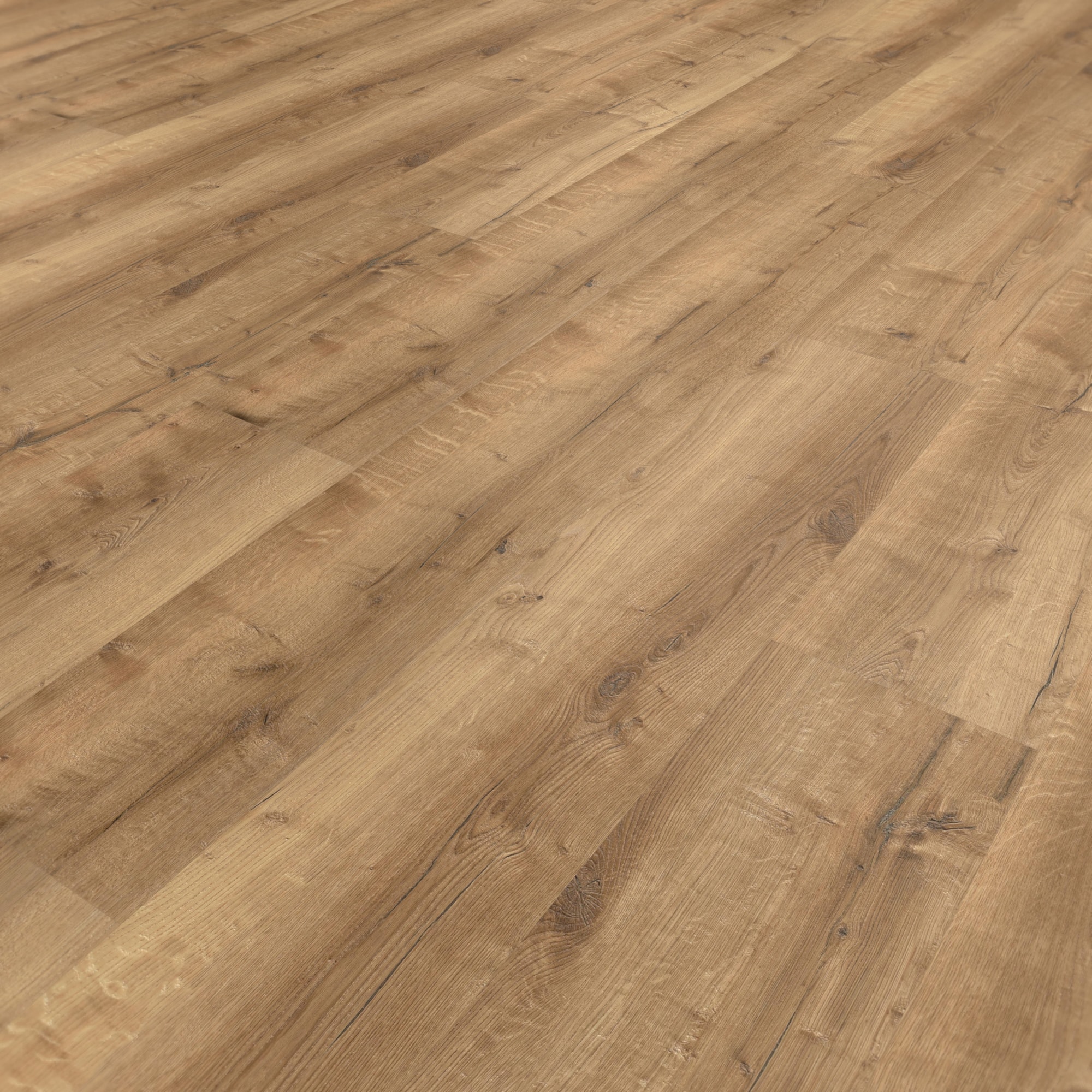 Perspektivische Ansicht - wineo HDF Klick-Vinyl wineo 400 wood XL Comfort Oak Mellow Perspektivische Ansicht - wineo MLD129WXL