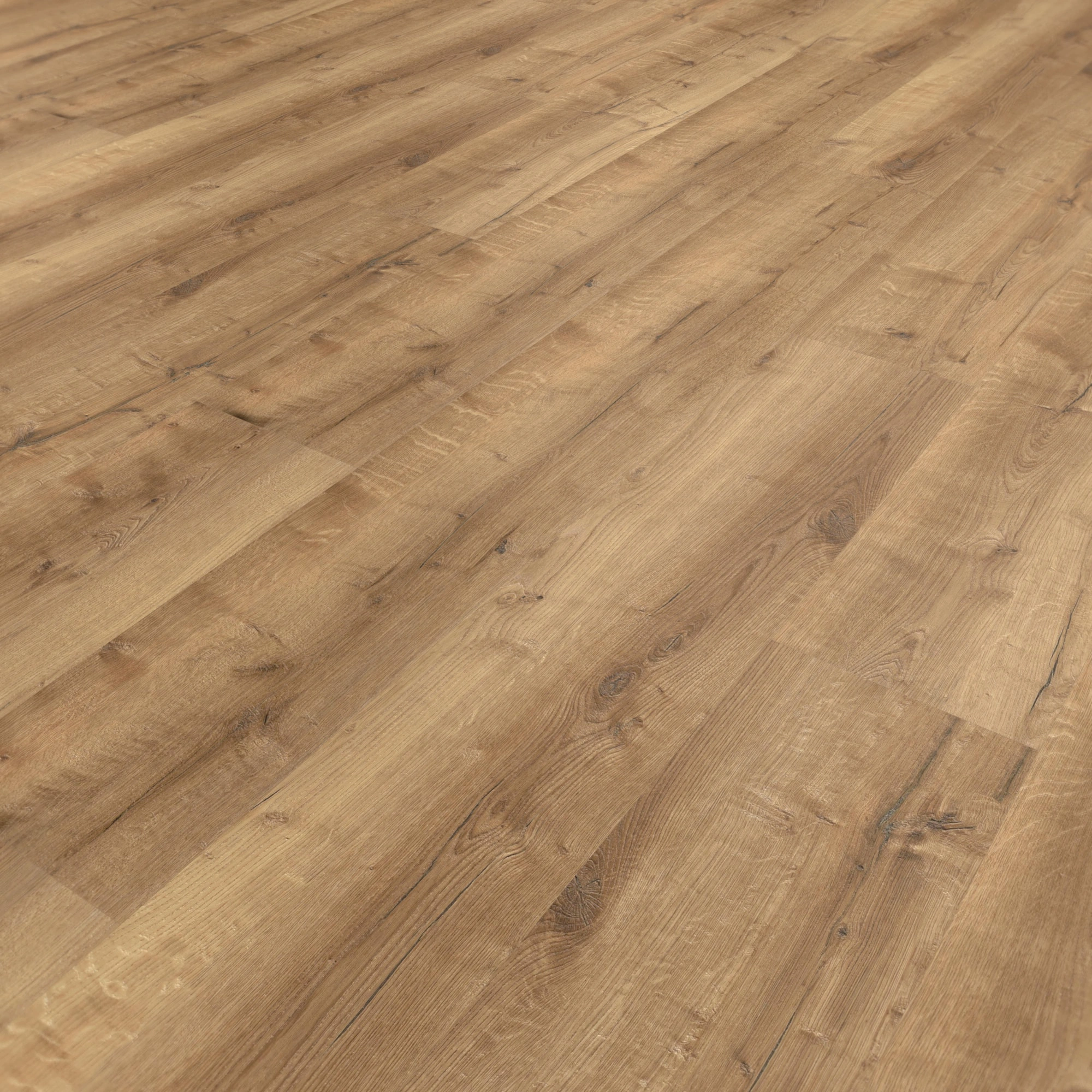 Perspektivische Ansicht - wineo HDF Klick-Vinyl wineo 400 wood XL Comfort Oak Mellow Perspektivische Ansicht - wineo MLD129WXL