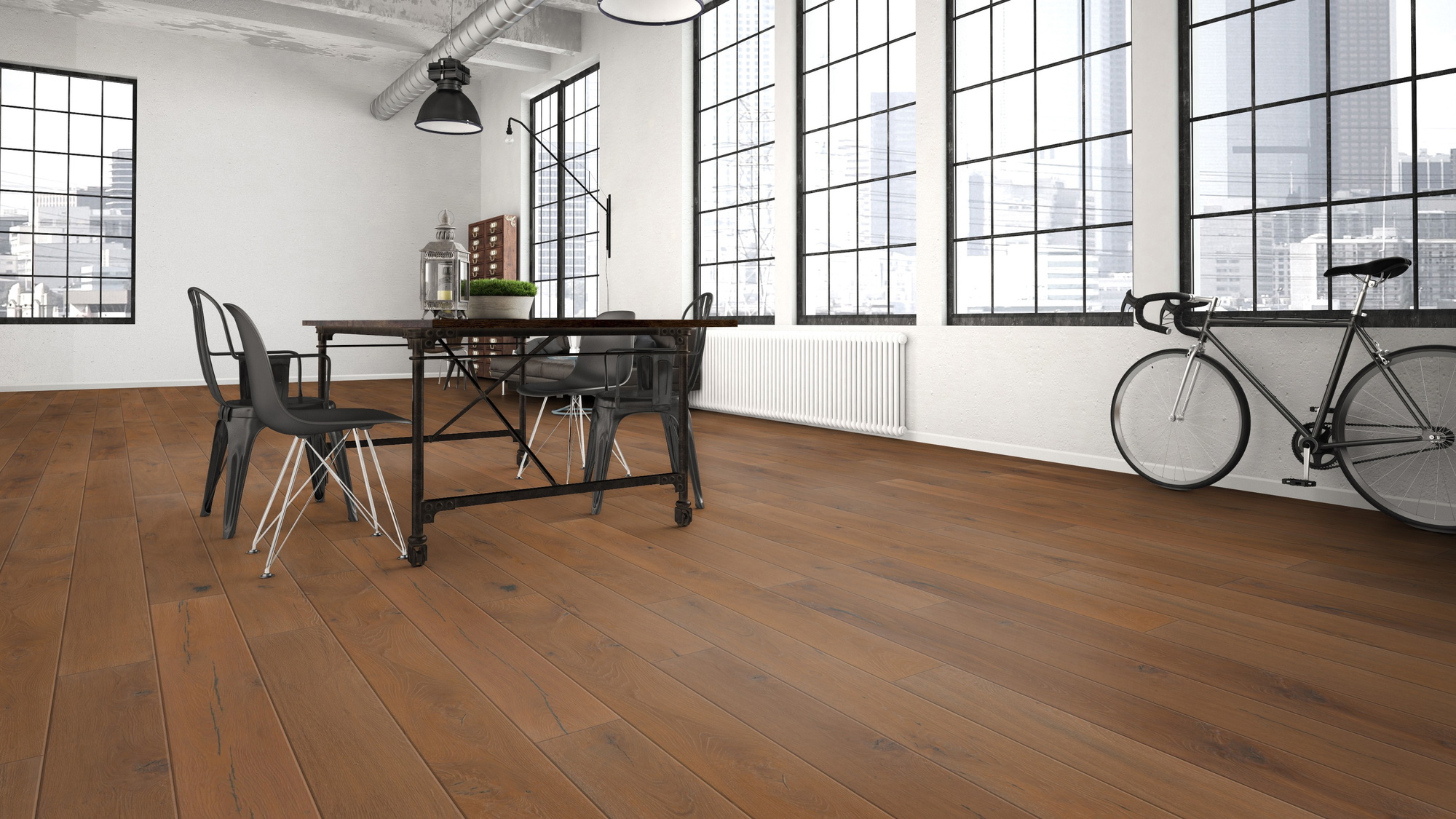 Milieubild Wohnzimmer im industriellen Stil - Bennett & Jones Parkett Britain's Finest Oak No. 9 Stuart Milieubild Wohnzimmer im industriellen Stil - Bennett & Jones 1148011908