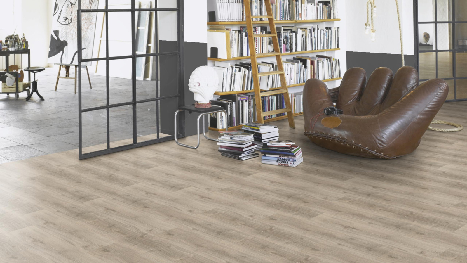 Milieubild Modernes Wohnzimmer mit Atelier - Parador 1743001