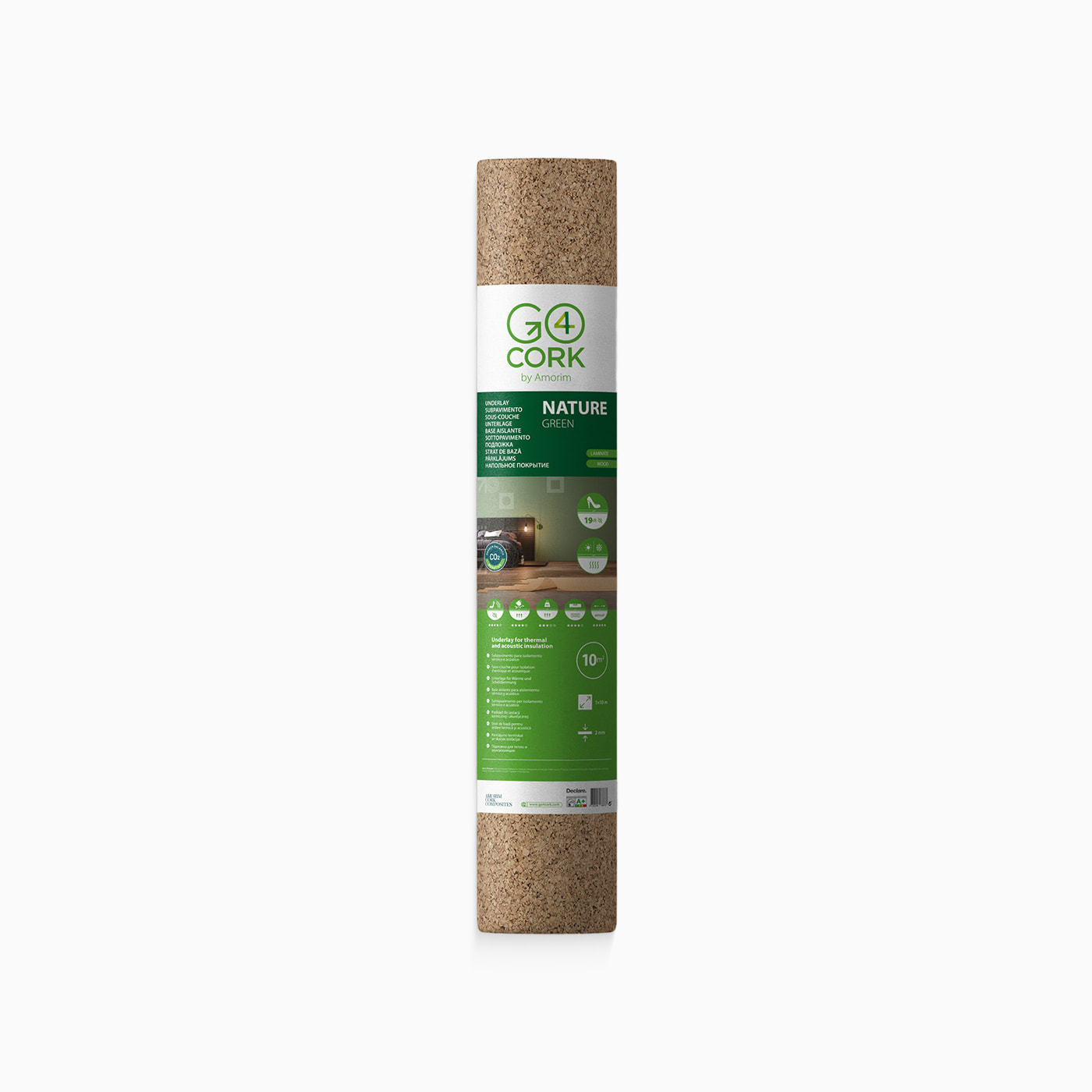 Wicanders Verlegeunterlage 3mm Nature Green Wicanders Verlegeunterlage 3mm Nature Green