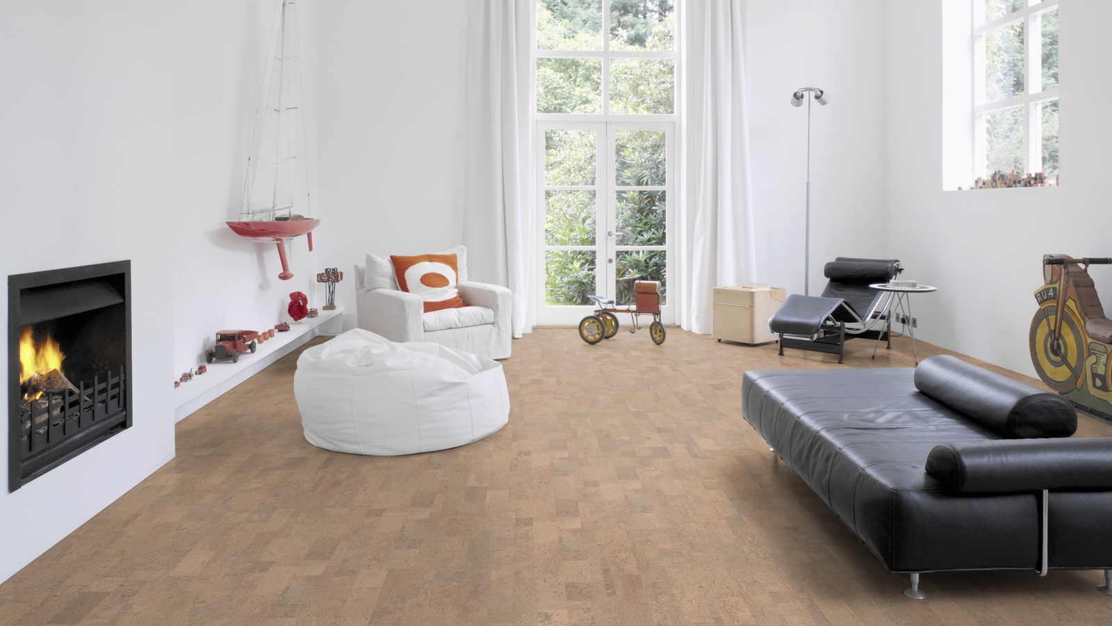 Milieubild Altbau-Wohnzimmer mit Kamin - Wicanders Wise 80001653