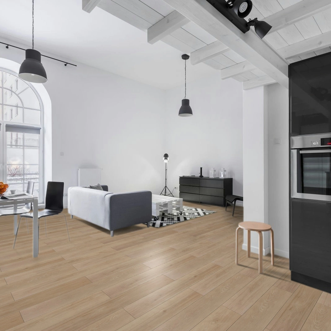 Milieubild Wohnzimmer mit Essbereich - BerryAlloc Klebe-Vinyl Zenn Gluedown 30 Orlando Milieubild Wohnzimmer mit Essbereich - BerryAlloc 60002219