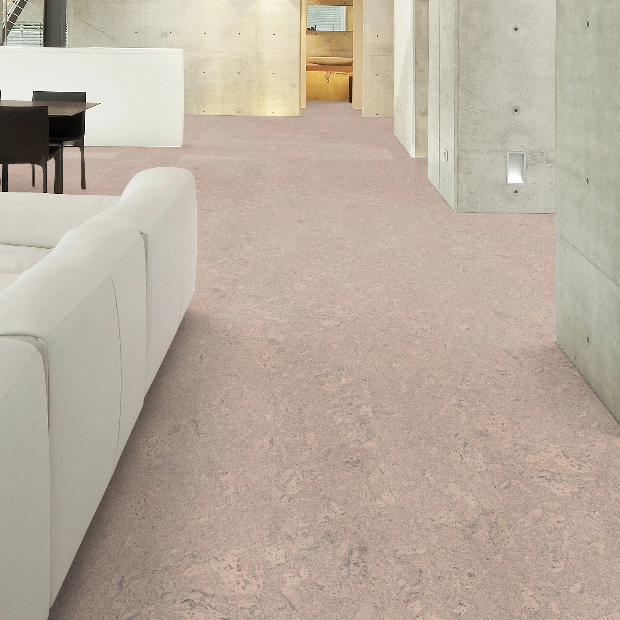 Milieubild Wohnzimmer im Loft-Stil - Wicanders Wise HDF Klick-Korkboden cork Essence Personality Timide Milieubild Wohnzimmer im Loft-Stil - Wicanders Wise 80002262