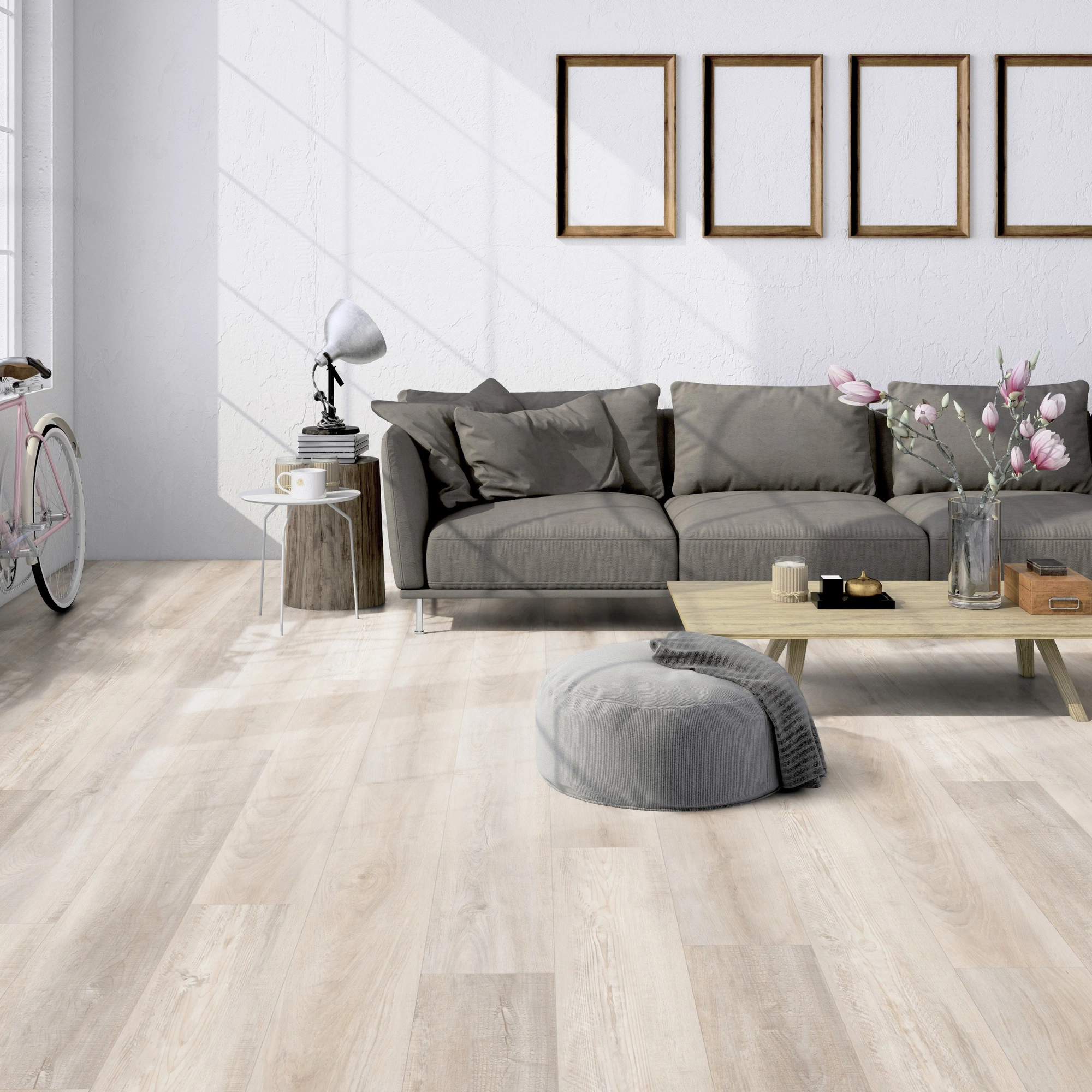Milieubild Helles Wohnzimmer im Standwohnung - Friends by ter Hürne Klebe-Vinyl Eiche Clara Milieubild Helles Wohnzimmer im Standwohnung - Friends by ter Hürne 1188210103