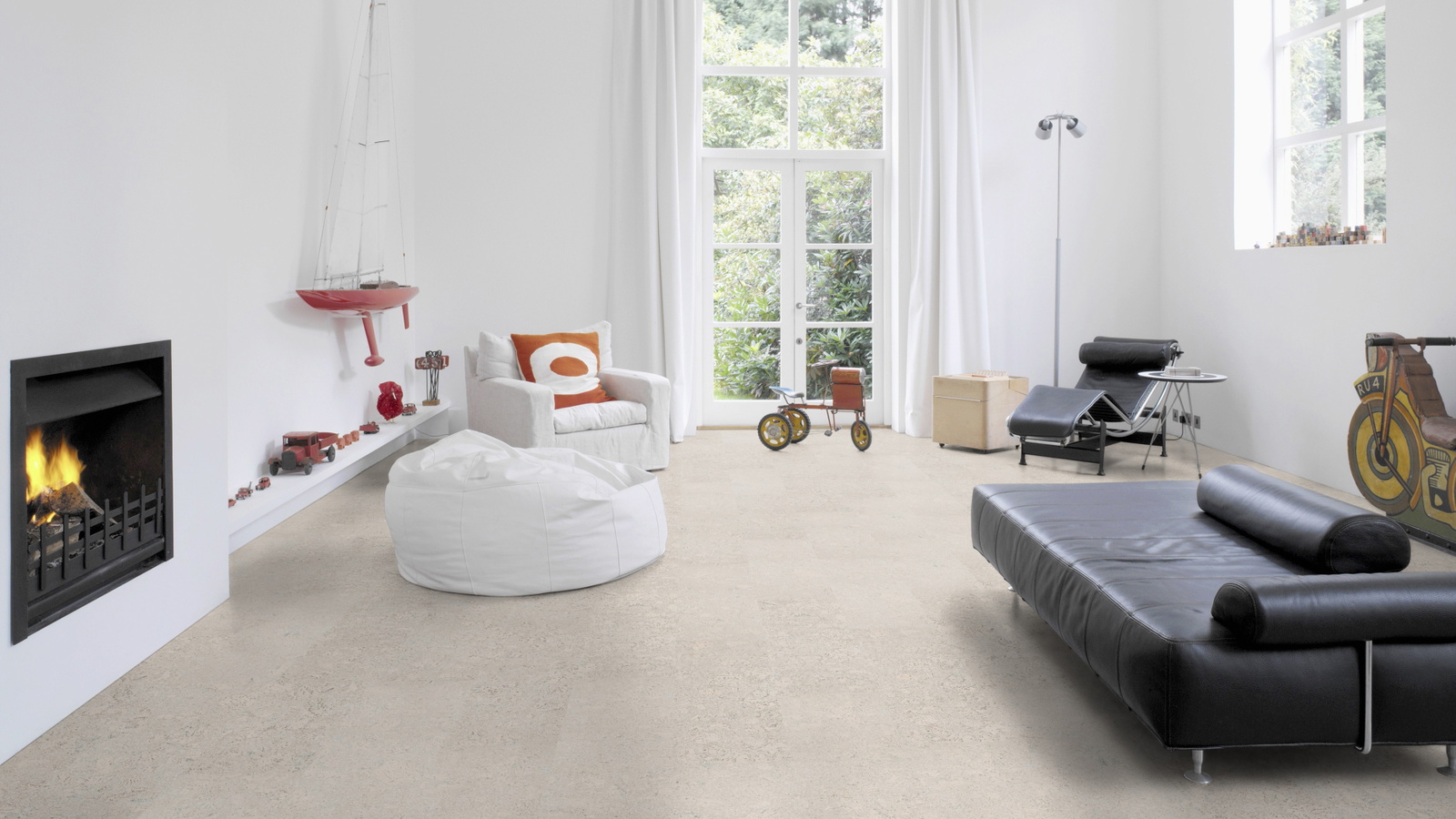 Milieubild Altbau-Wohnzimmer mit Kamin - Wicanders Wise 80002260