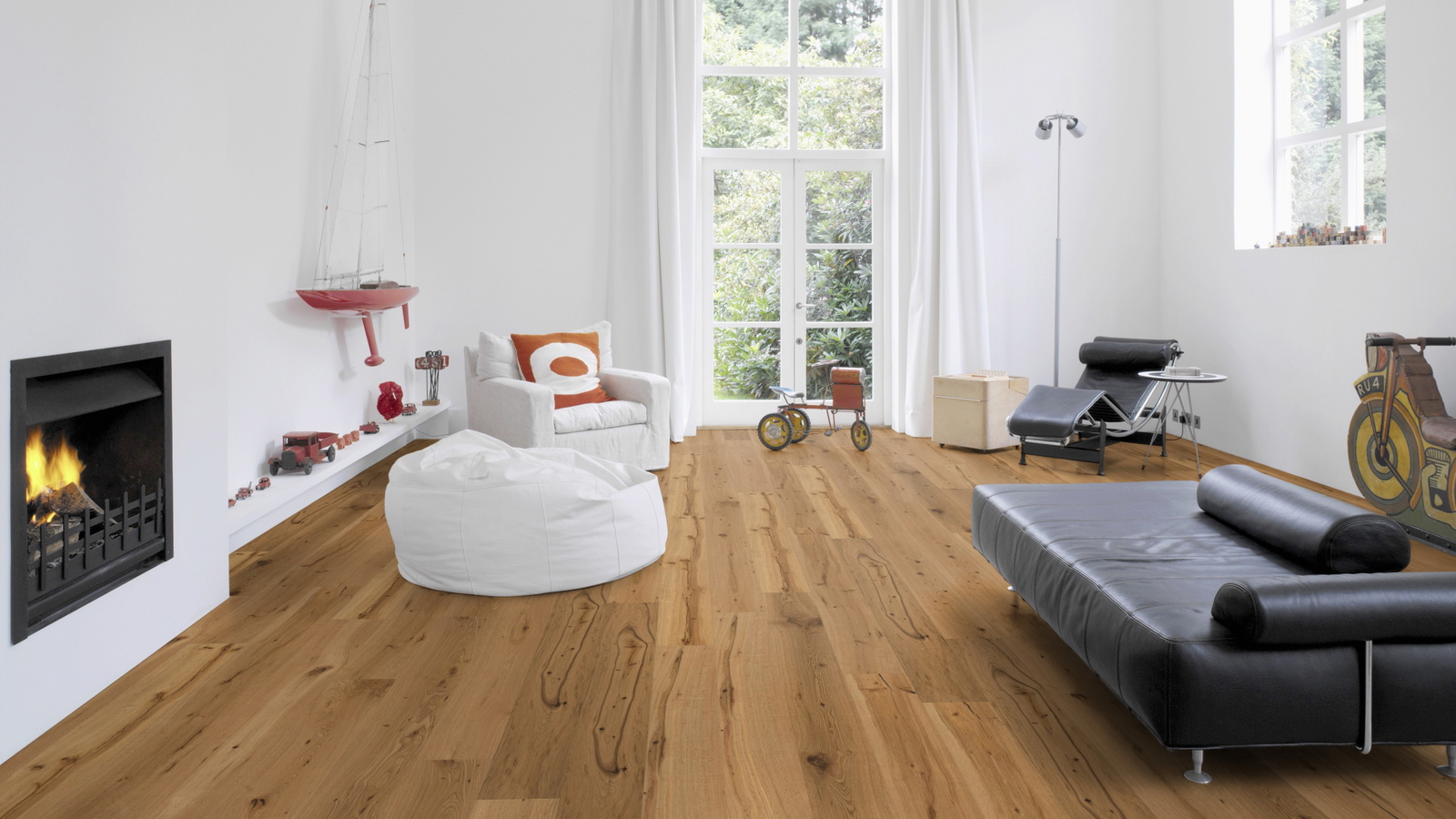 Milieubild Altbau-Wohnzimmer mit Kamin - Wicanders Wise 82000873