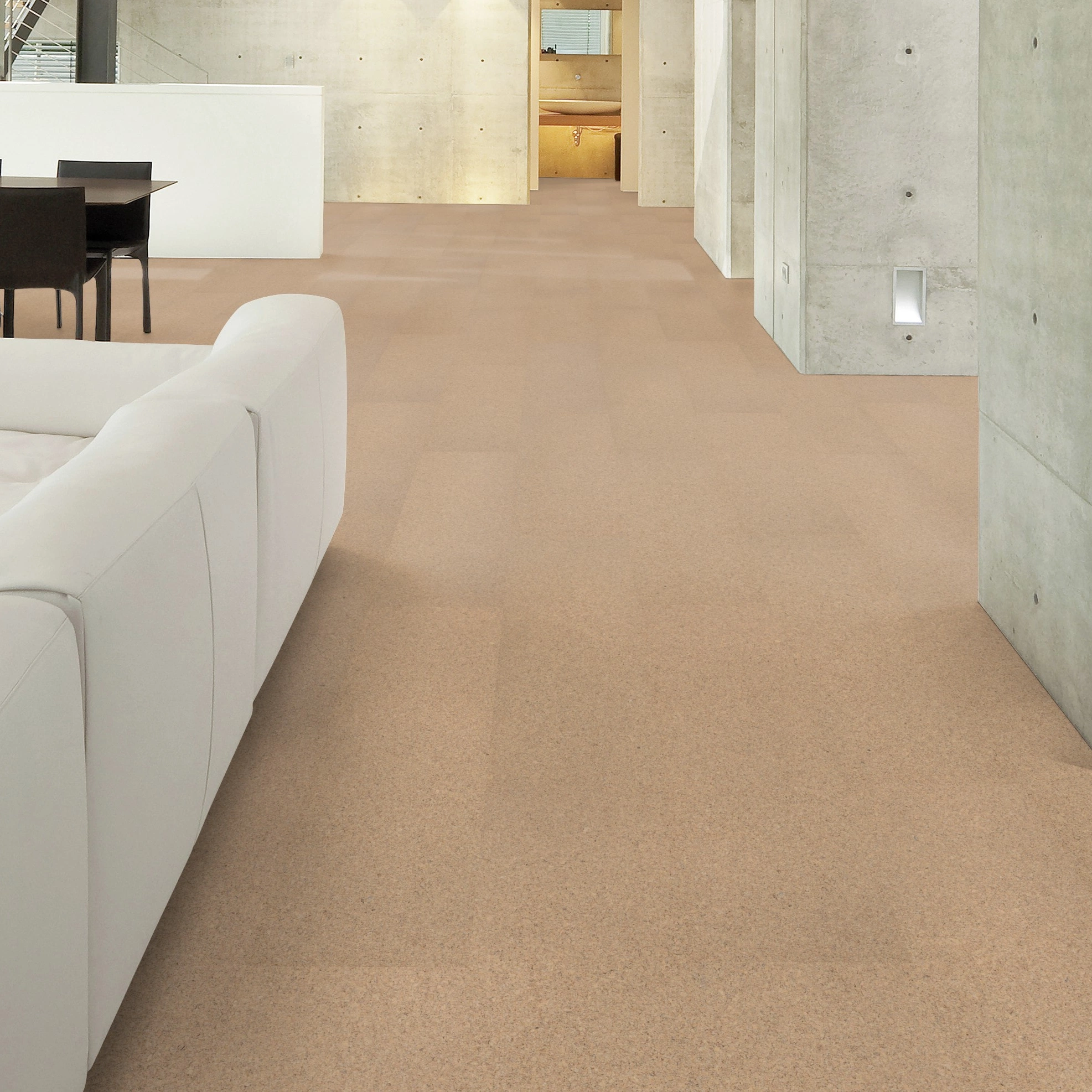 Milieubild Wohnzimmer im Loft-Stil - Wicanders Wise HDF Klick-Korkboden cork Go Sand Milieubild Wohnzimmer im Loft-Stil - Wicanders Wise 80002133