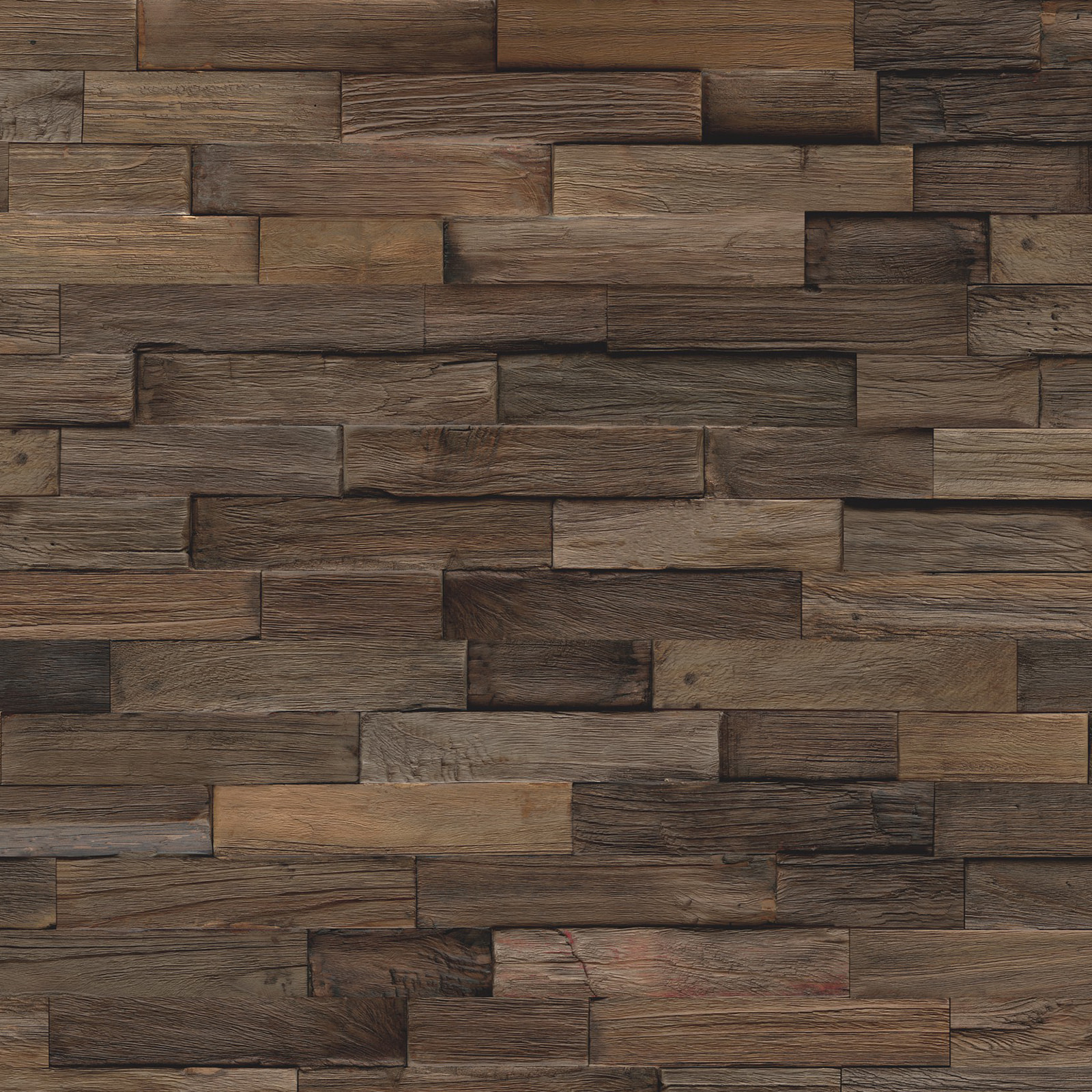 Detail Ansicht - nexwall nature undefined Rimba Teak Burnt Brown Detail Ansicht - nexwall nature NXWN-40020-003